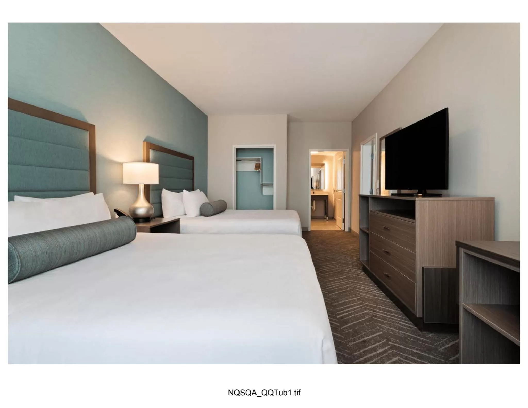 Photo of the whole room, Bed in Homewood Suites By Hilton Panama City Beach, Fl