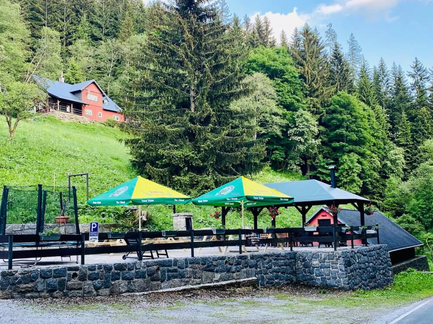 Garden view in Hotel Petski