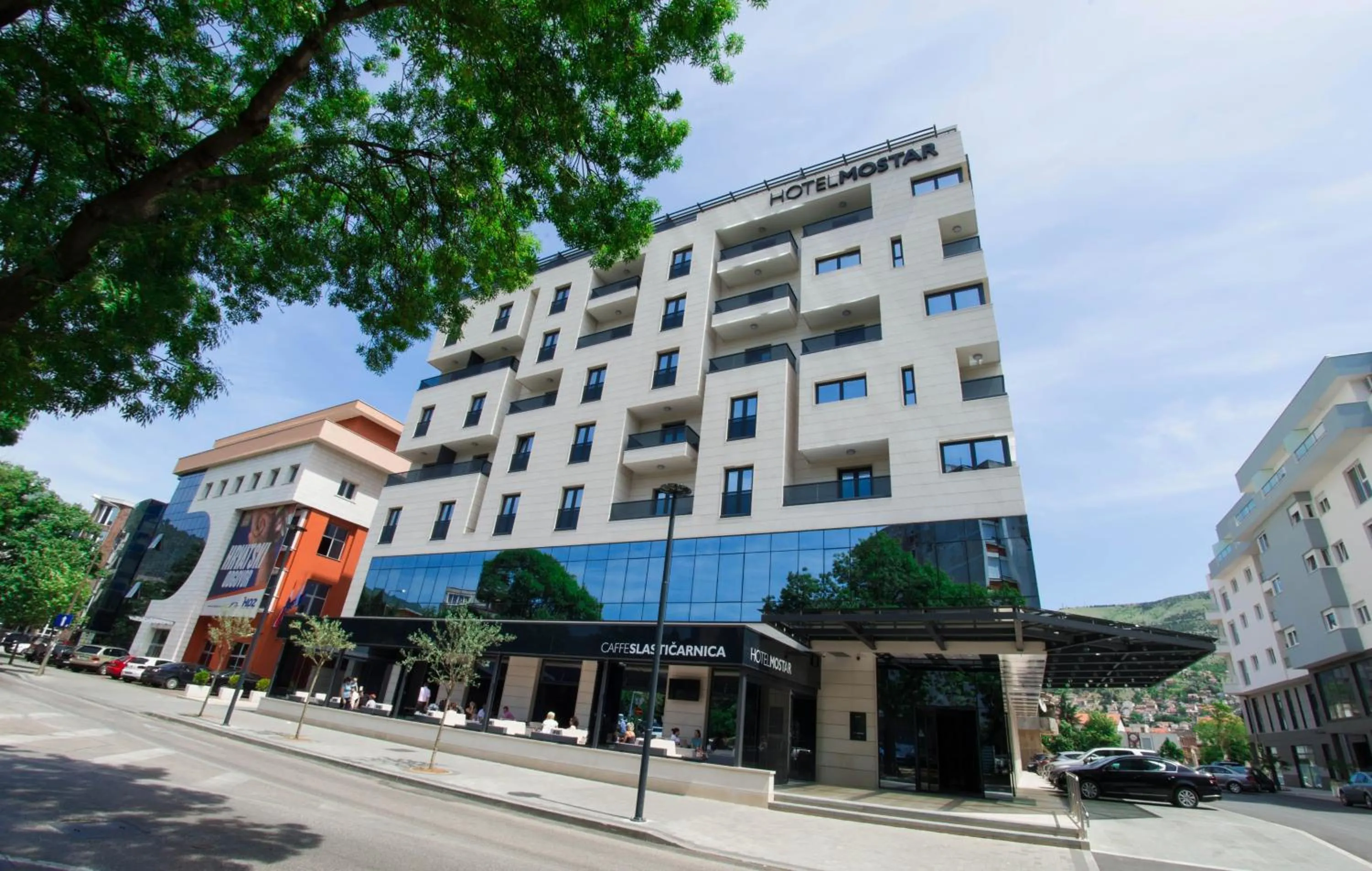 Bird's eye view in Hotel Mostar