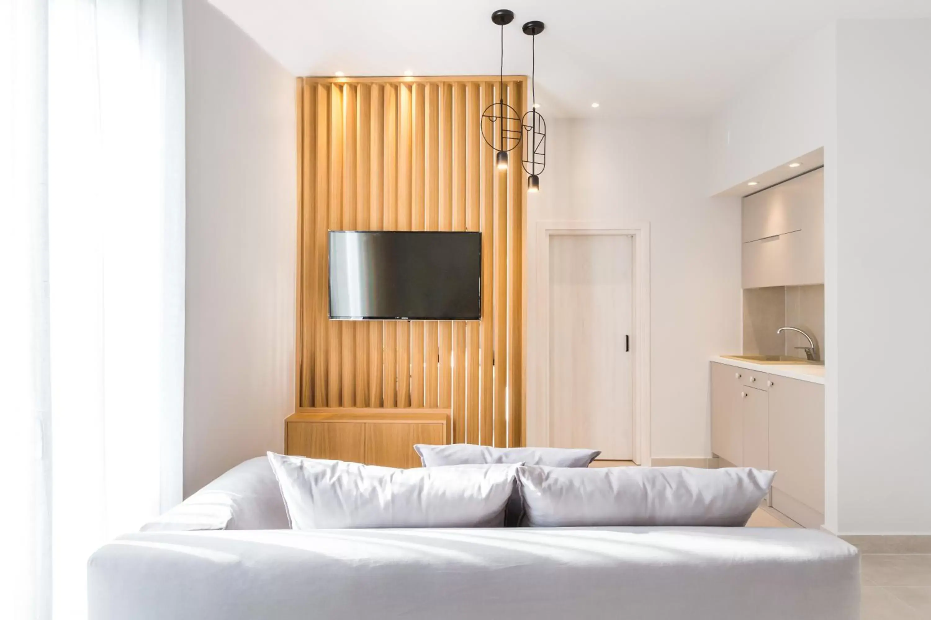 TV and multimedia, Bed in Calmare suites