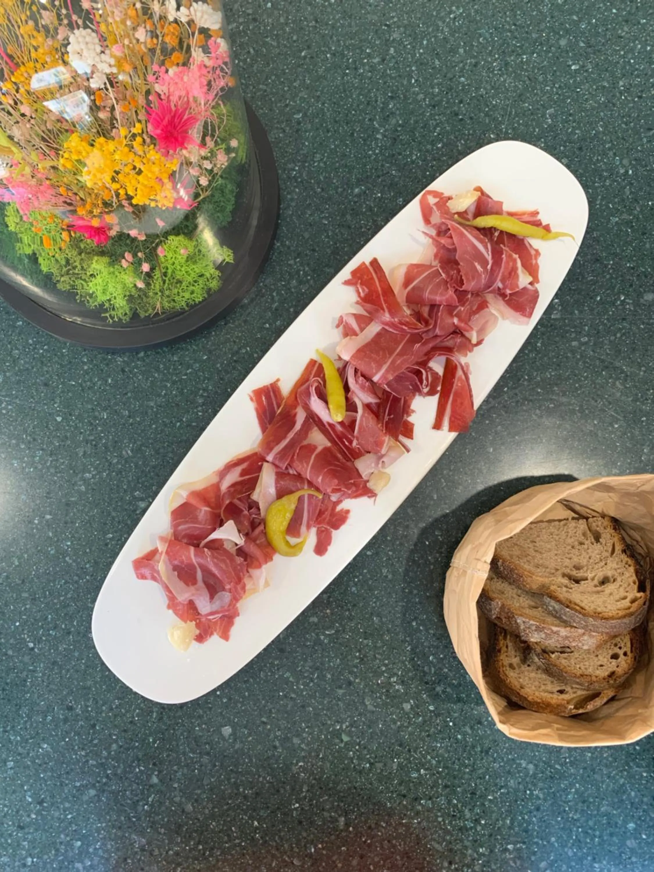 Food close-up in Hôtel Cosmopolitain