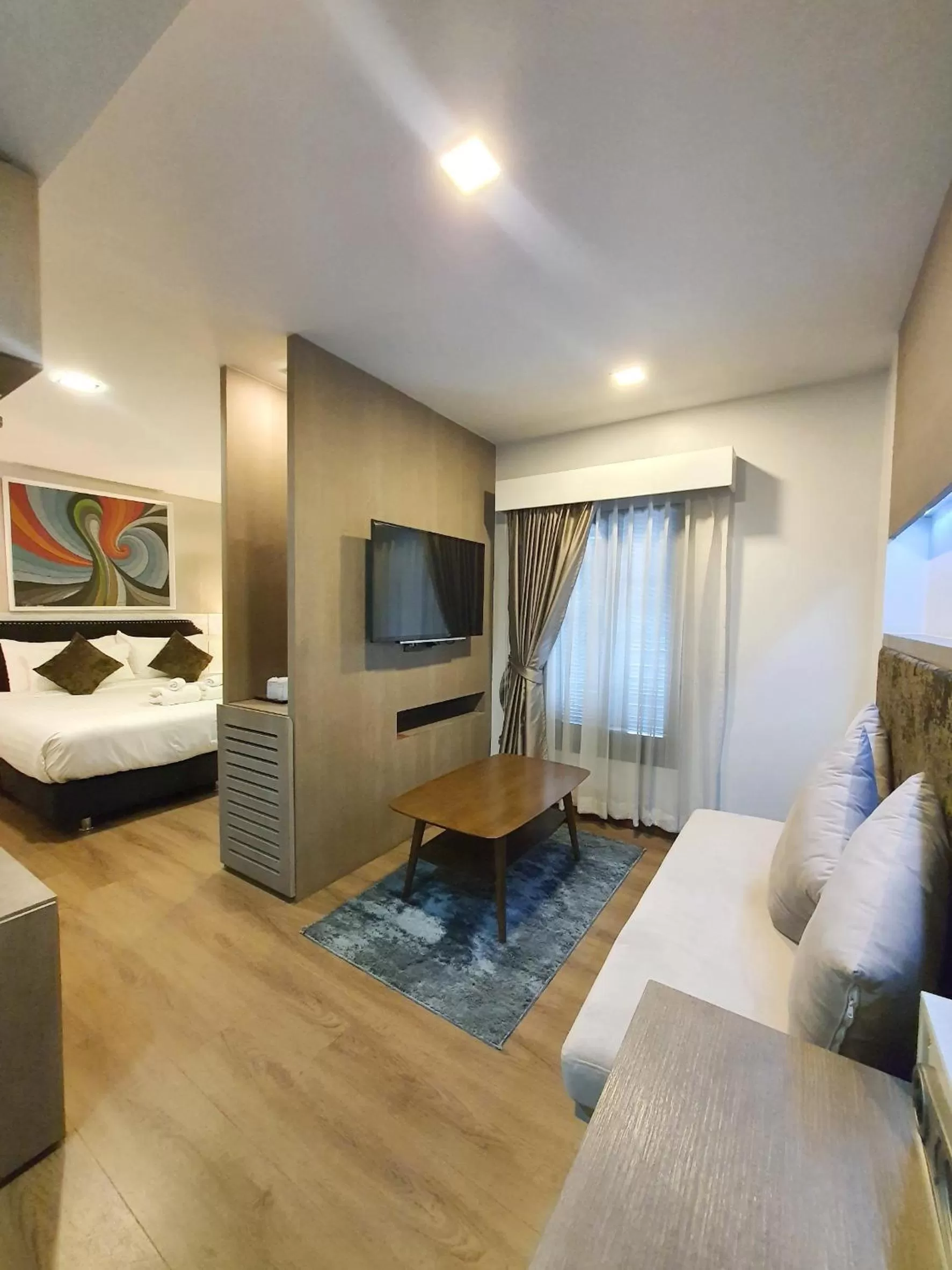 Living room, Bed in Marigold Lanna