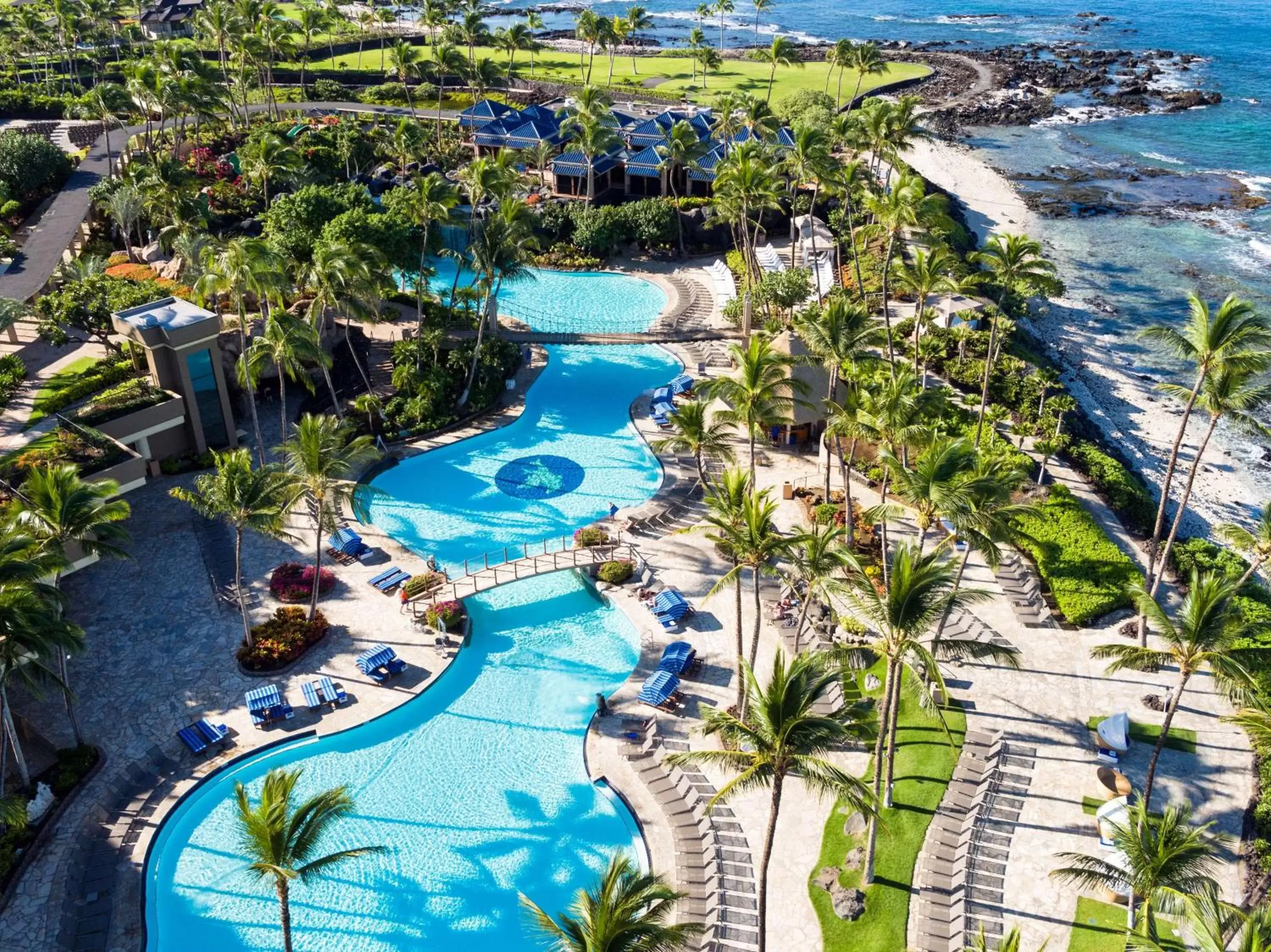 Pool View in Hilton Waikoloa Village