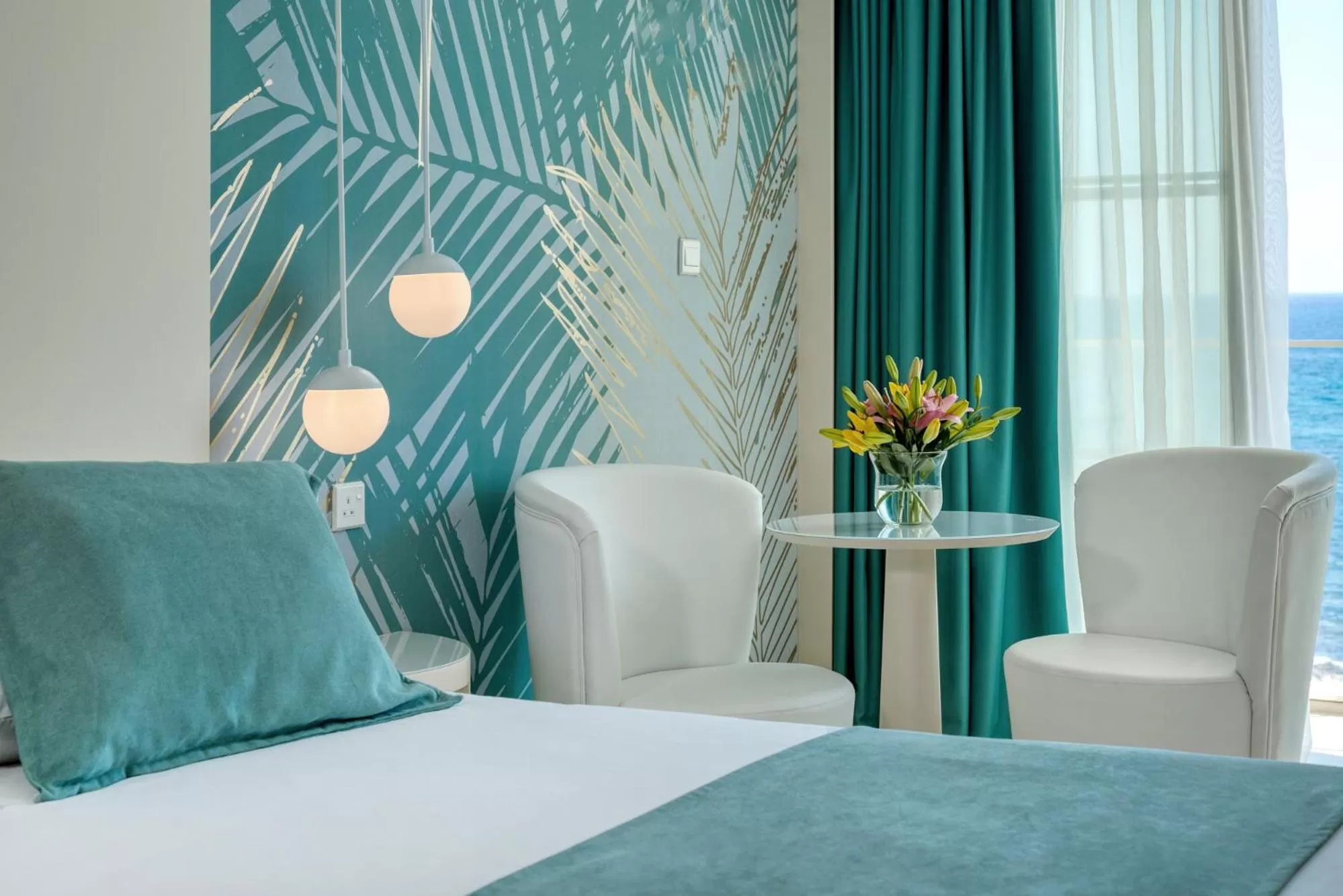 Bedroom, Bed in Ivi Mare - Designed for Adults by Louis Hotels