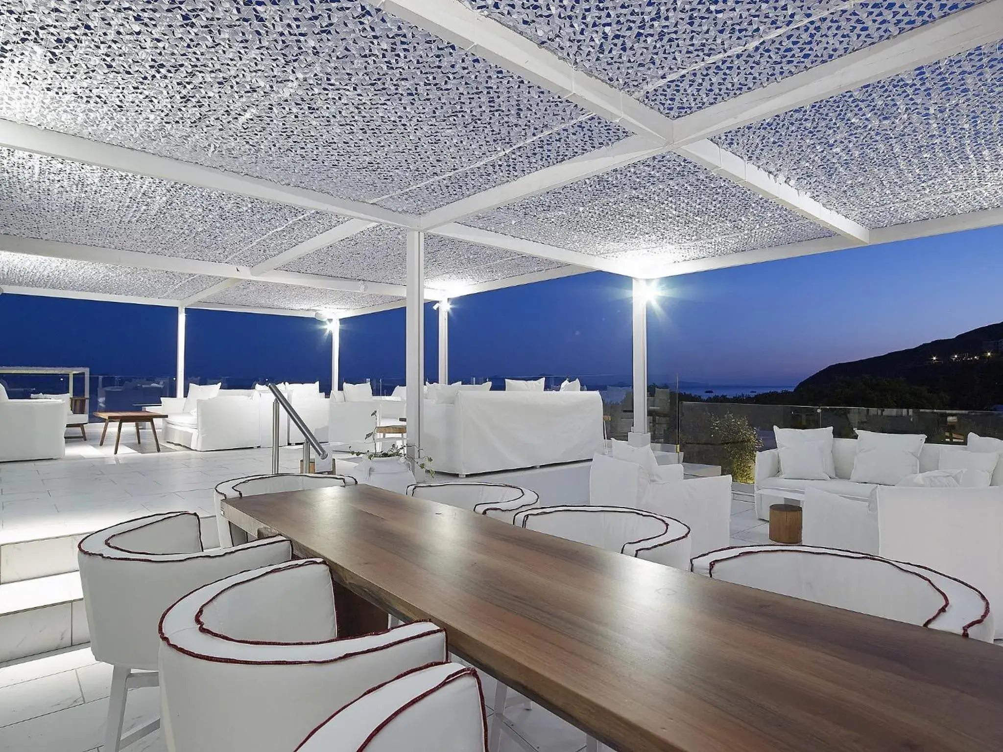 Night, Restaurant/Places to Eat in Dimitra Beach Hotel & Suites