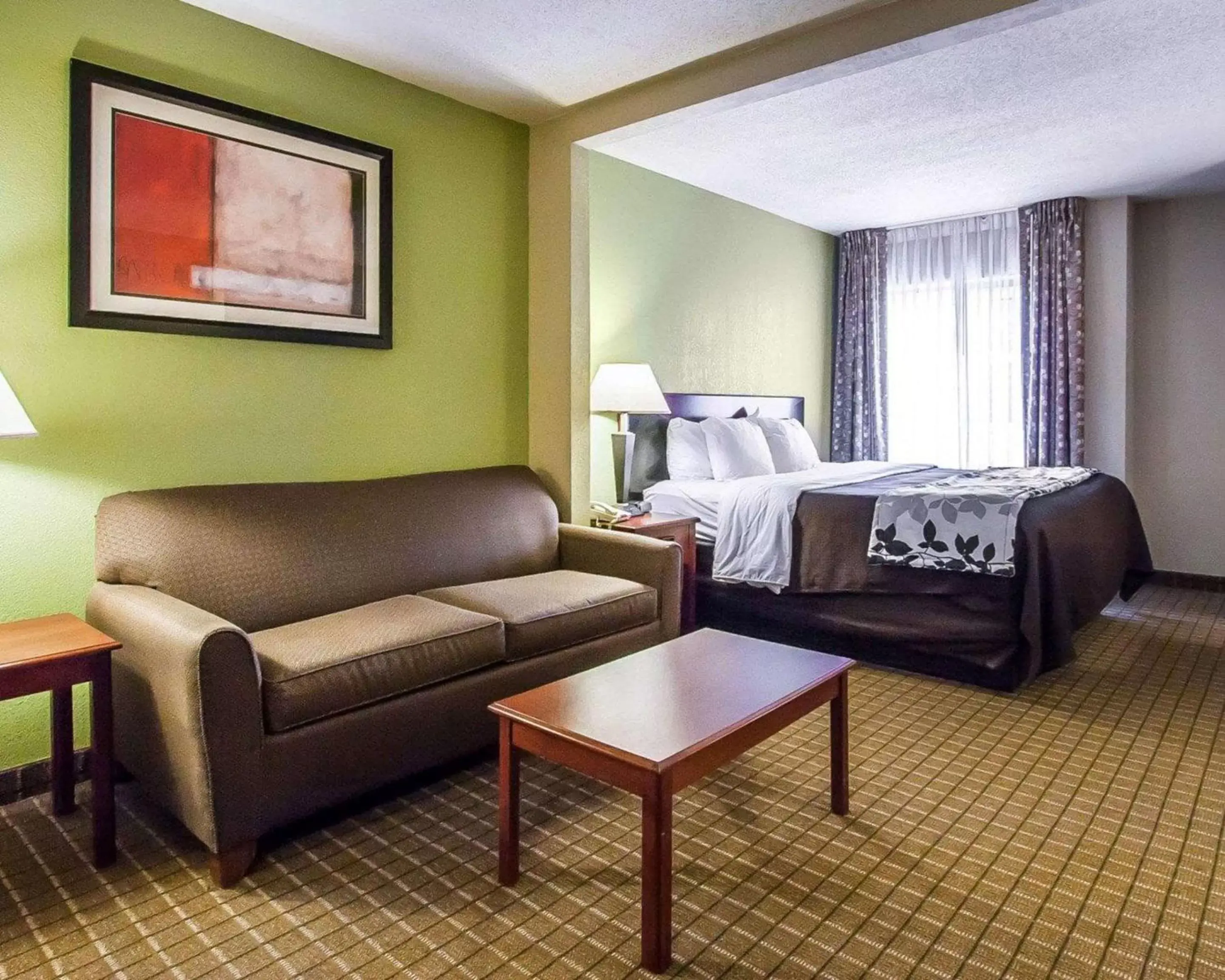 Photo of the whole room, Seating Area in Sleep Inn & Suites Hattiesburg