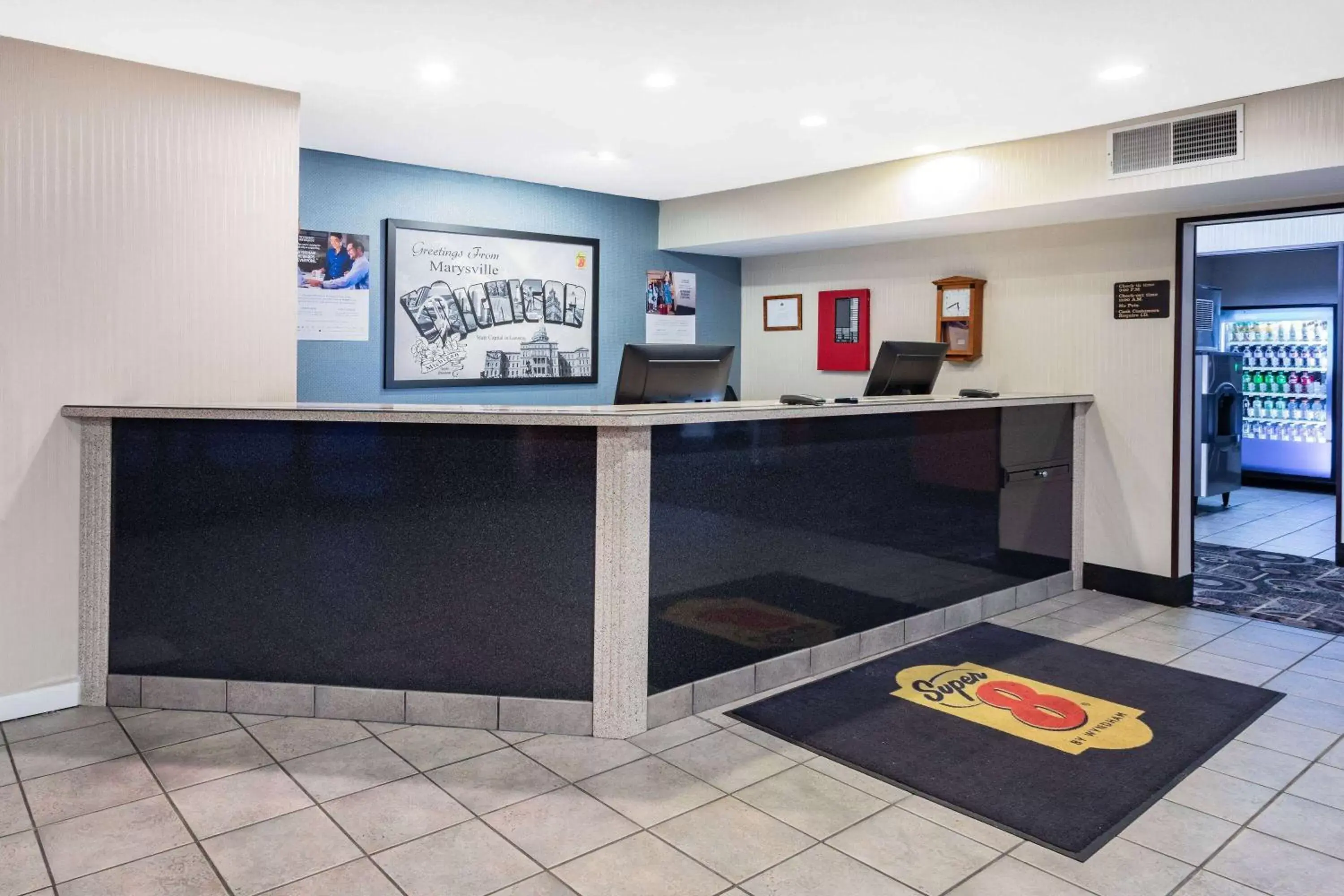 Lobby or reception, Lobby/Reception in Super 8 by Wyndham Marysville/Port Huron Area