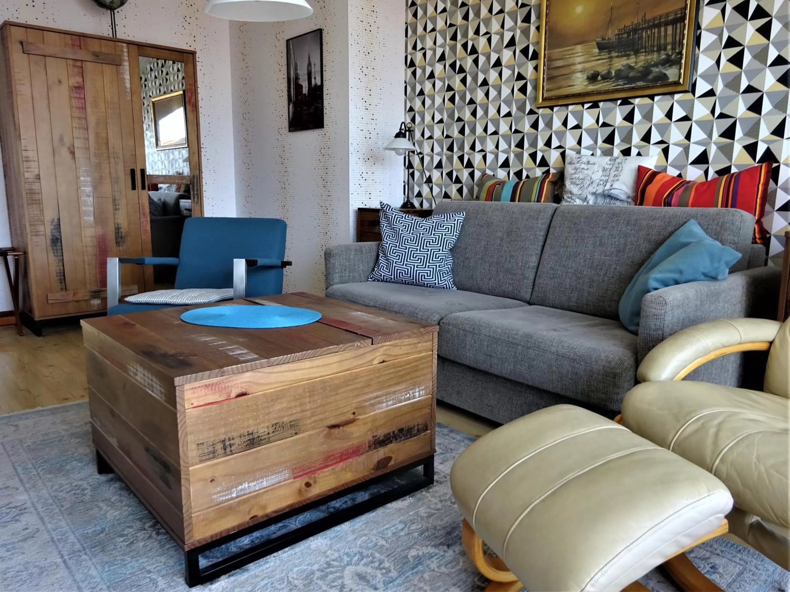 Living room in Hotel Pension Zur Fährbrücke