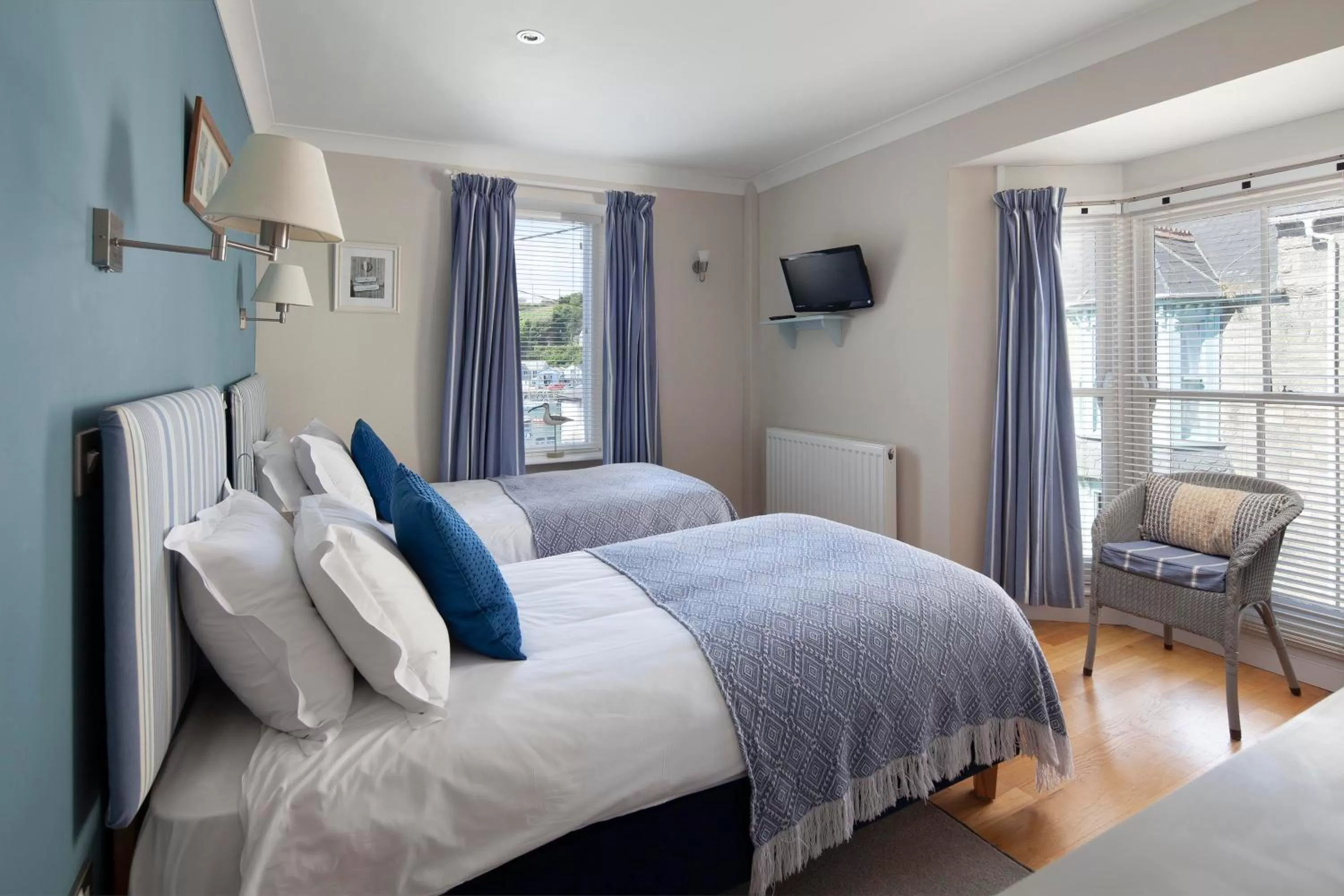 Bed in The Artist Loft, Ensuite Guest Rooms, Porthleven