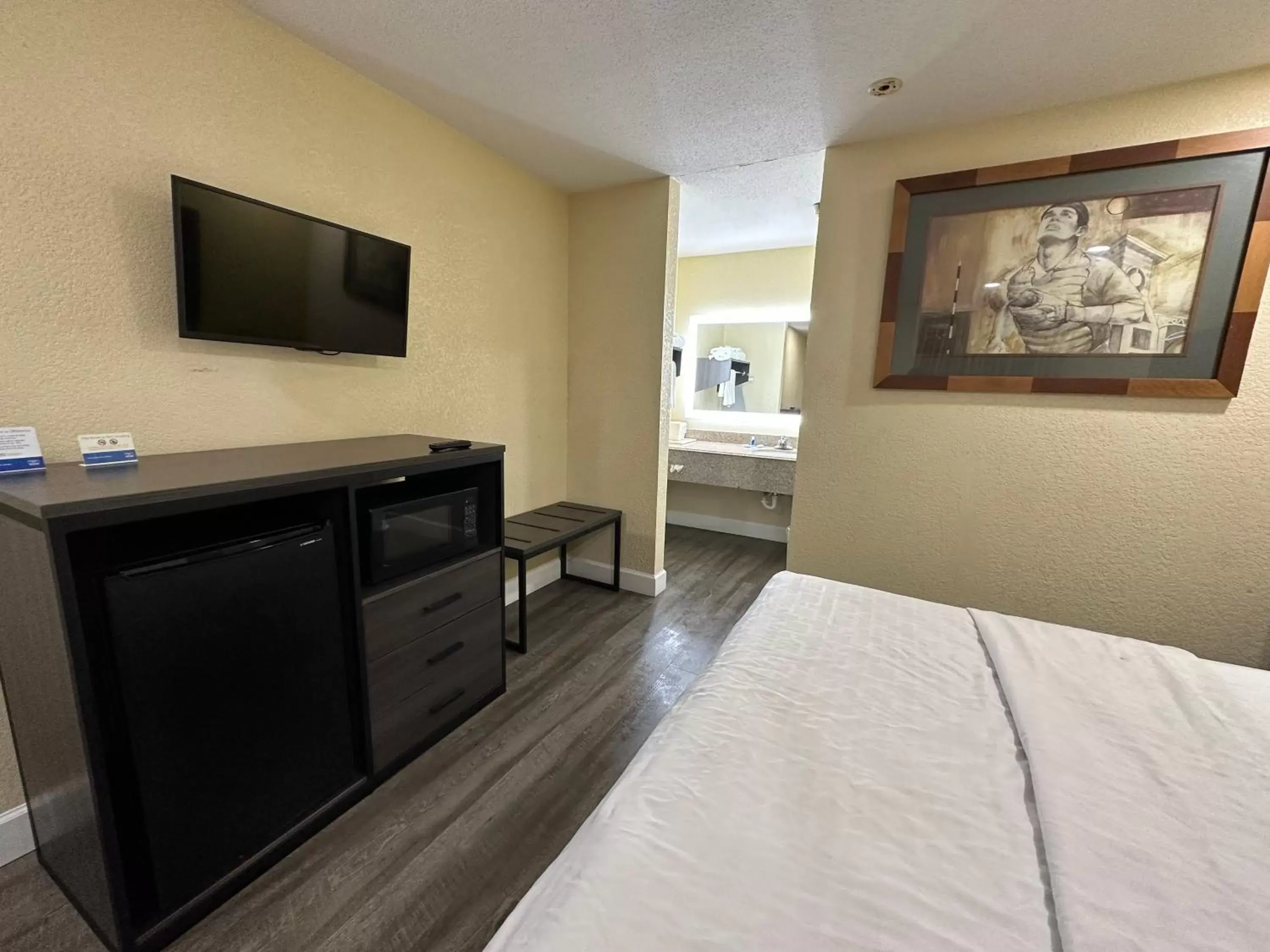 TV/Entertainment Center in Rodeway Inn and Suites Hwy 290