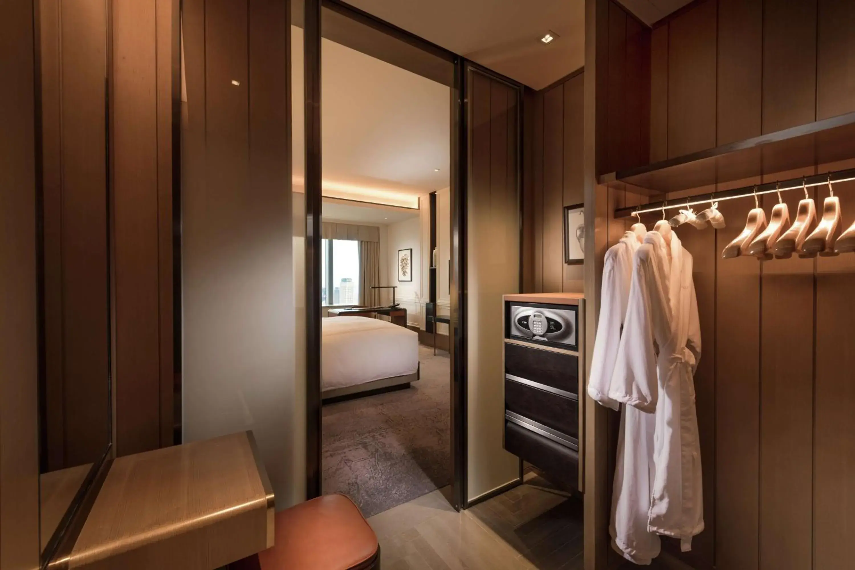 Bed, Bathroom in Conrad Shenyang