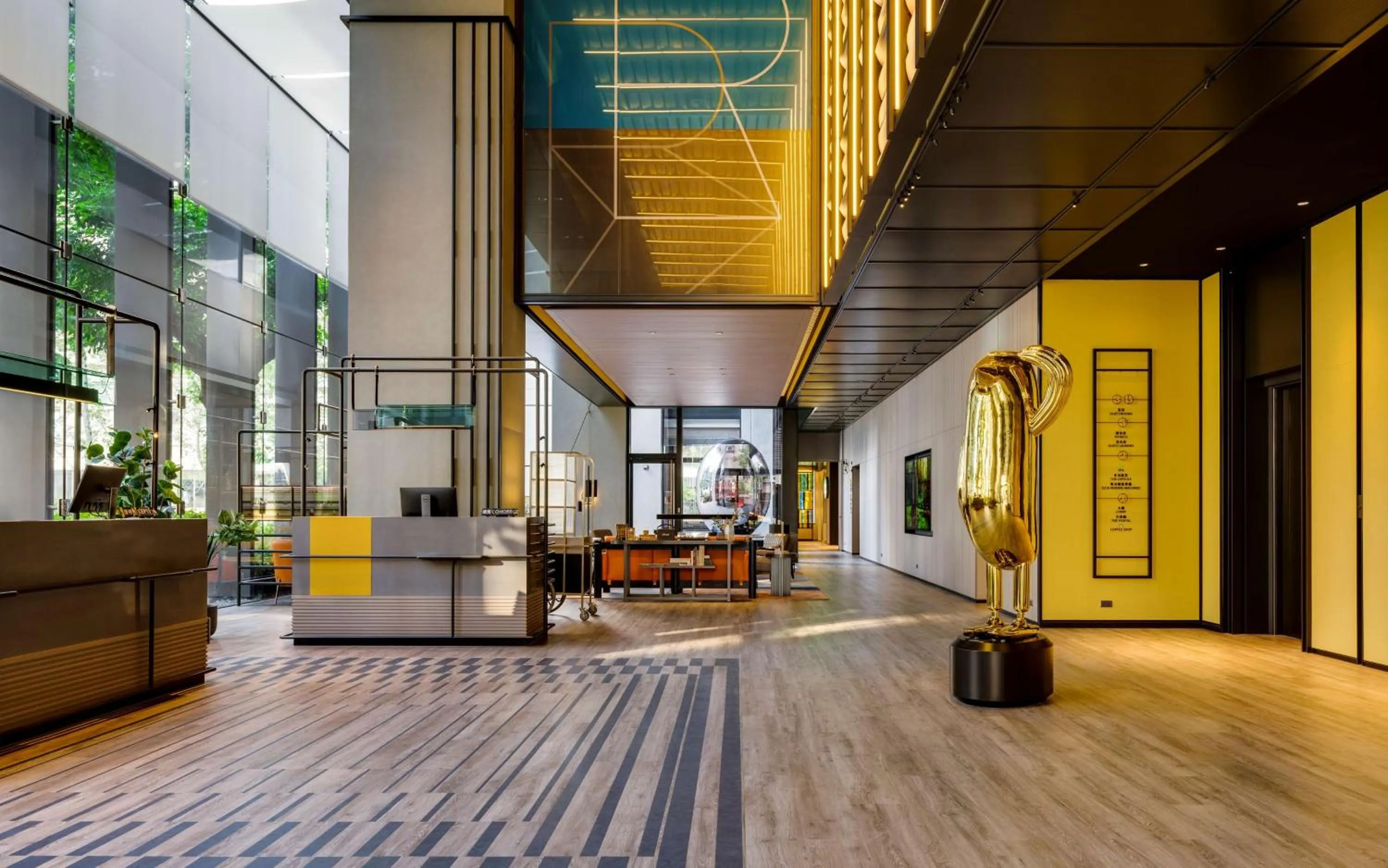 Lobby or reception in Hotel Resonance Taipei, Tapestry Collection by Hilton