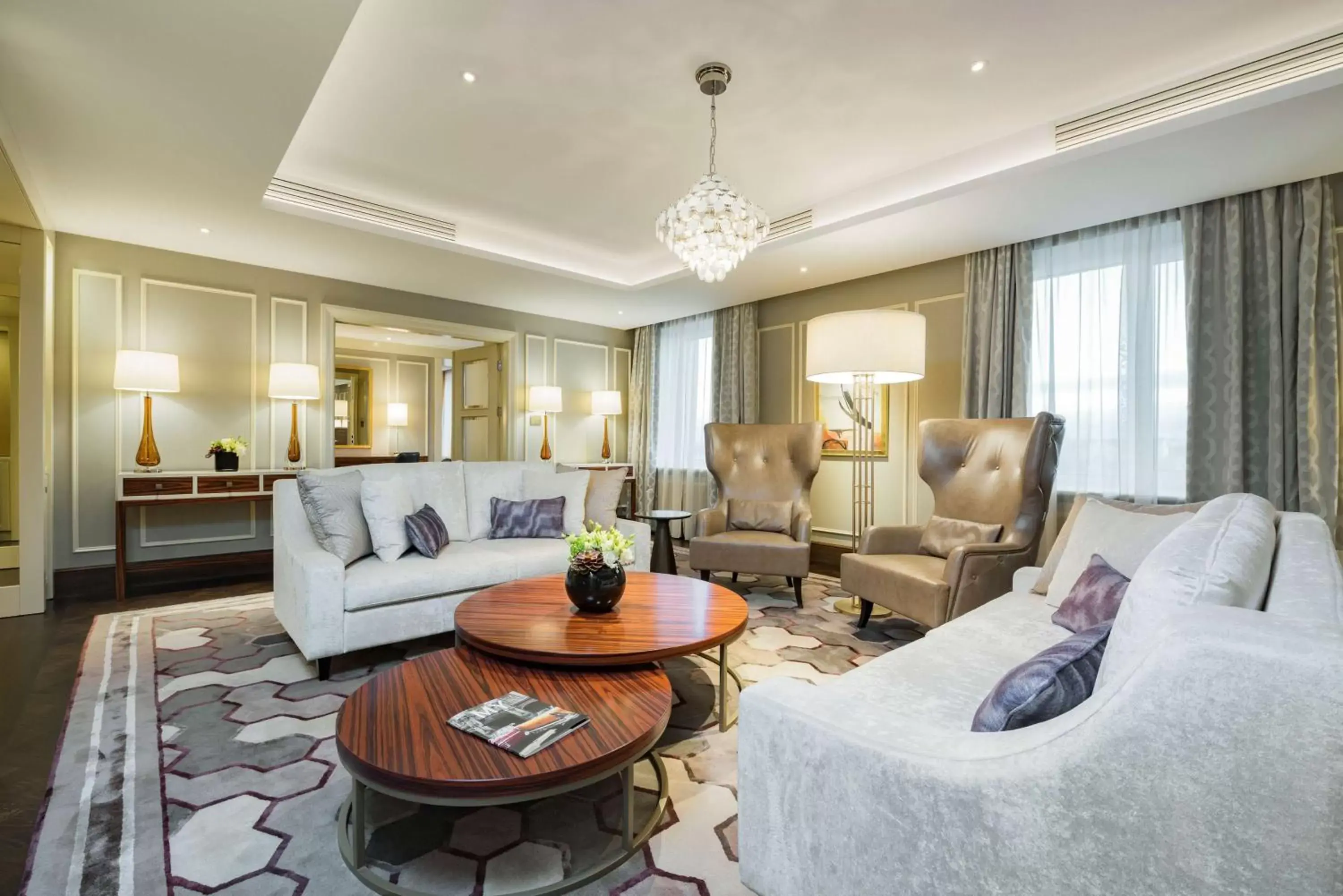 Photo of the whole room, Seating Area in Grand Hotel Kempinski Riga