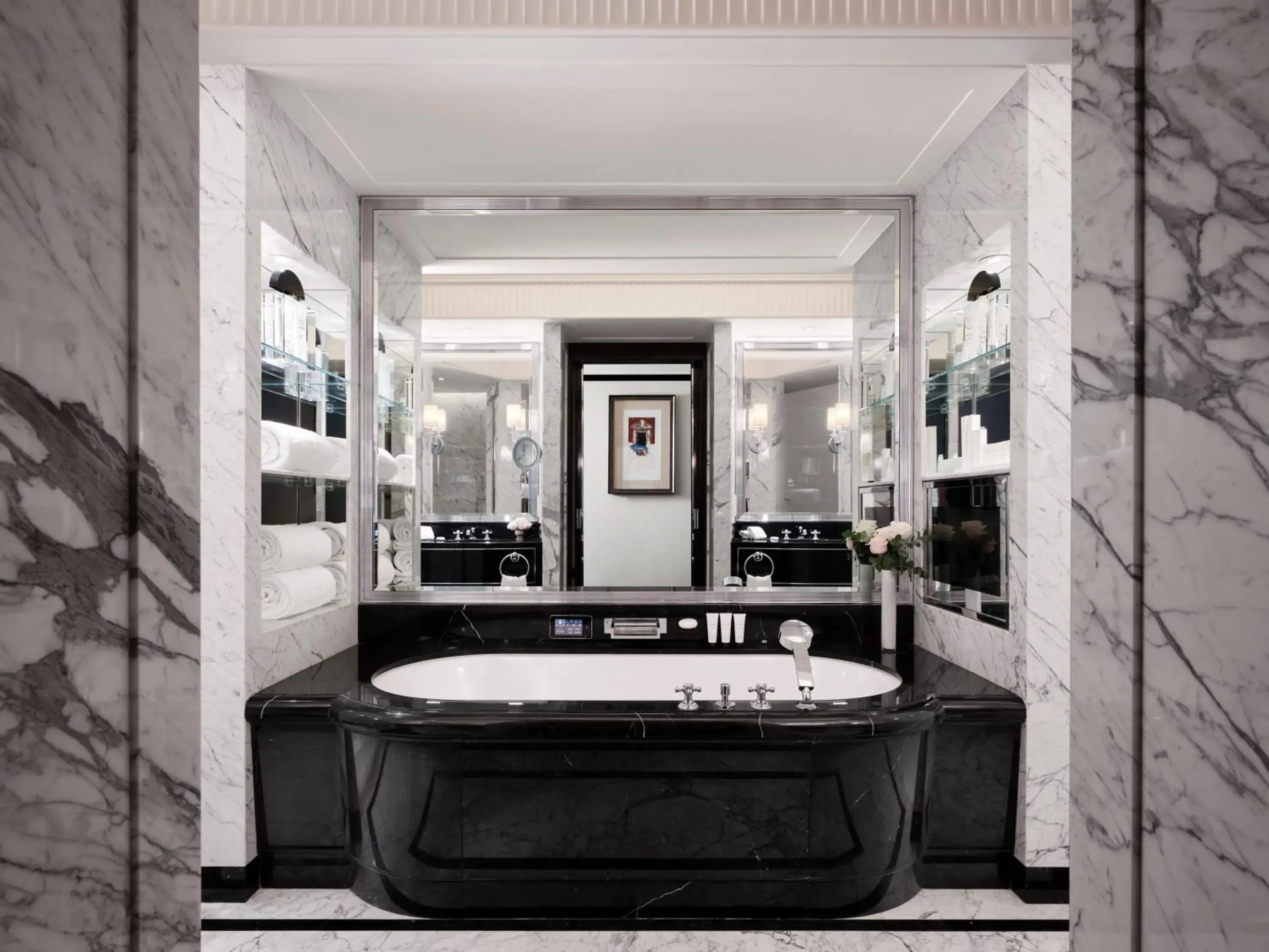 Bathroom in The Peninsula Paris Bathroom in The Peninsula Paris