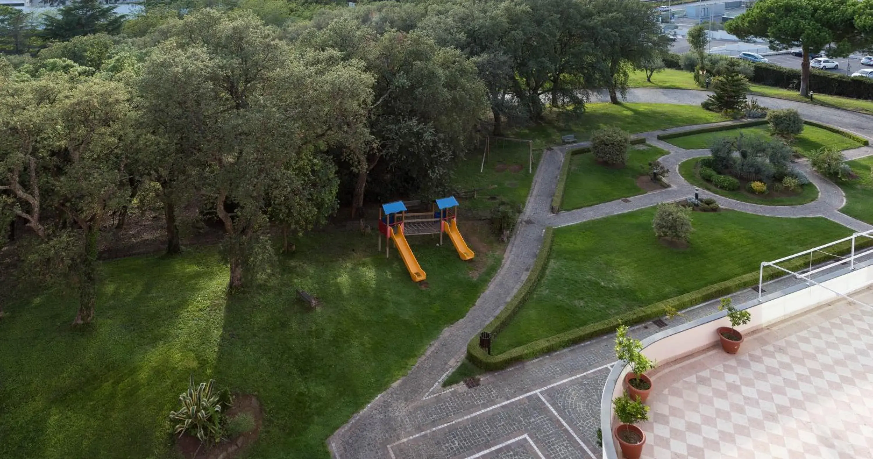 Bird's eye view, Children's Play Area in SHG Hotel Antonella