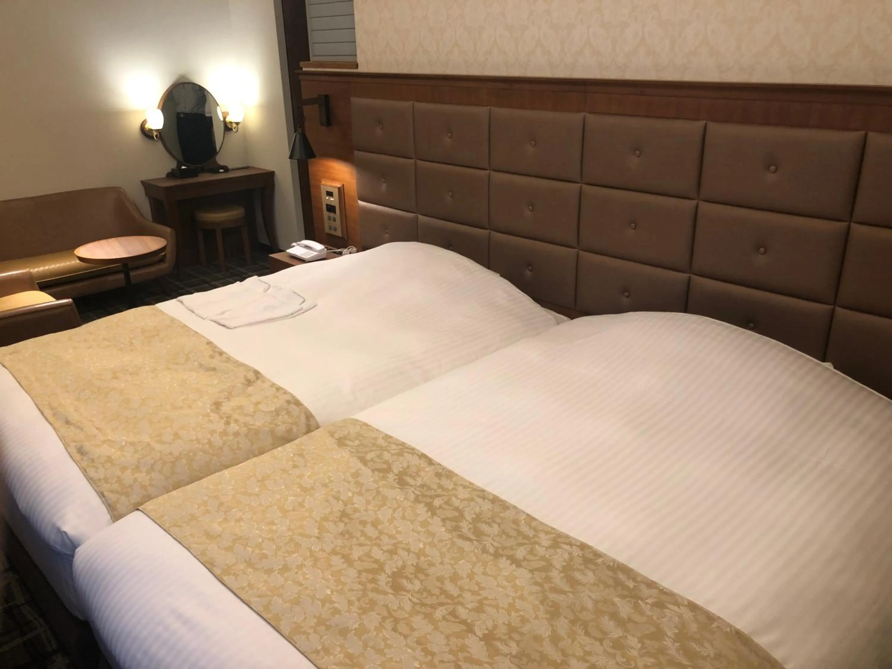 Photo of the whole room, Bed in Kobe Luminous Hotel Sannomiya