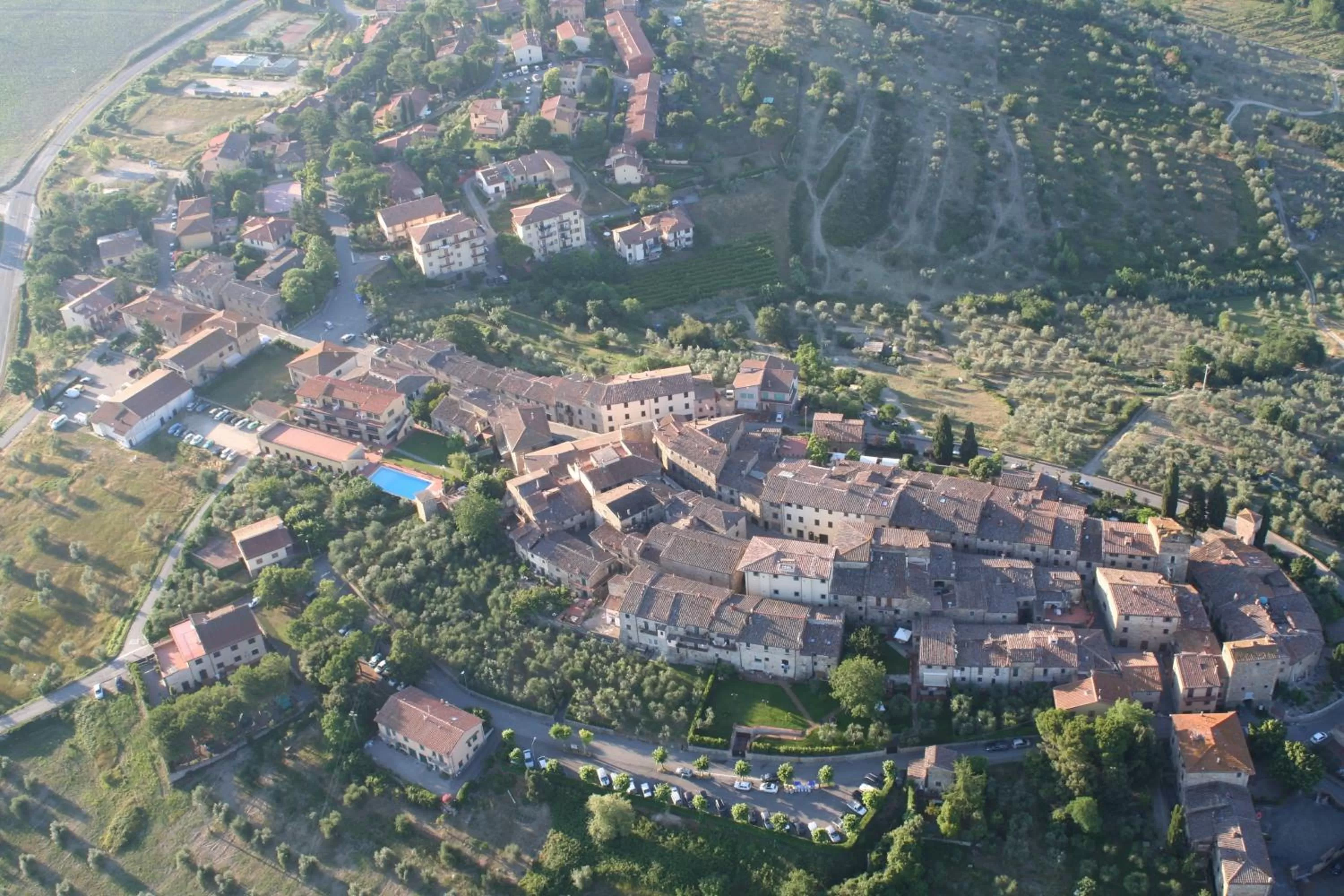 Bird's eye view in Le Terrazze Del Chianti b&b Residenza d'Epoca e di Charme
