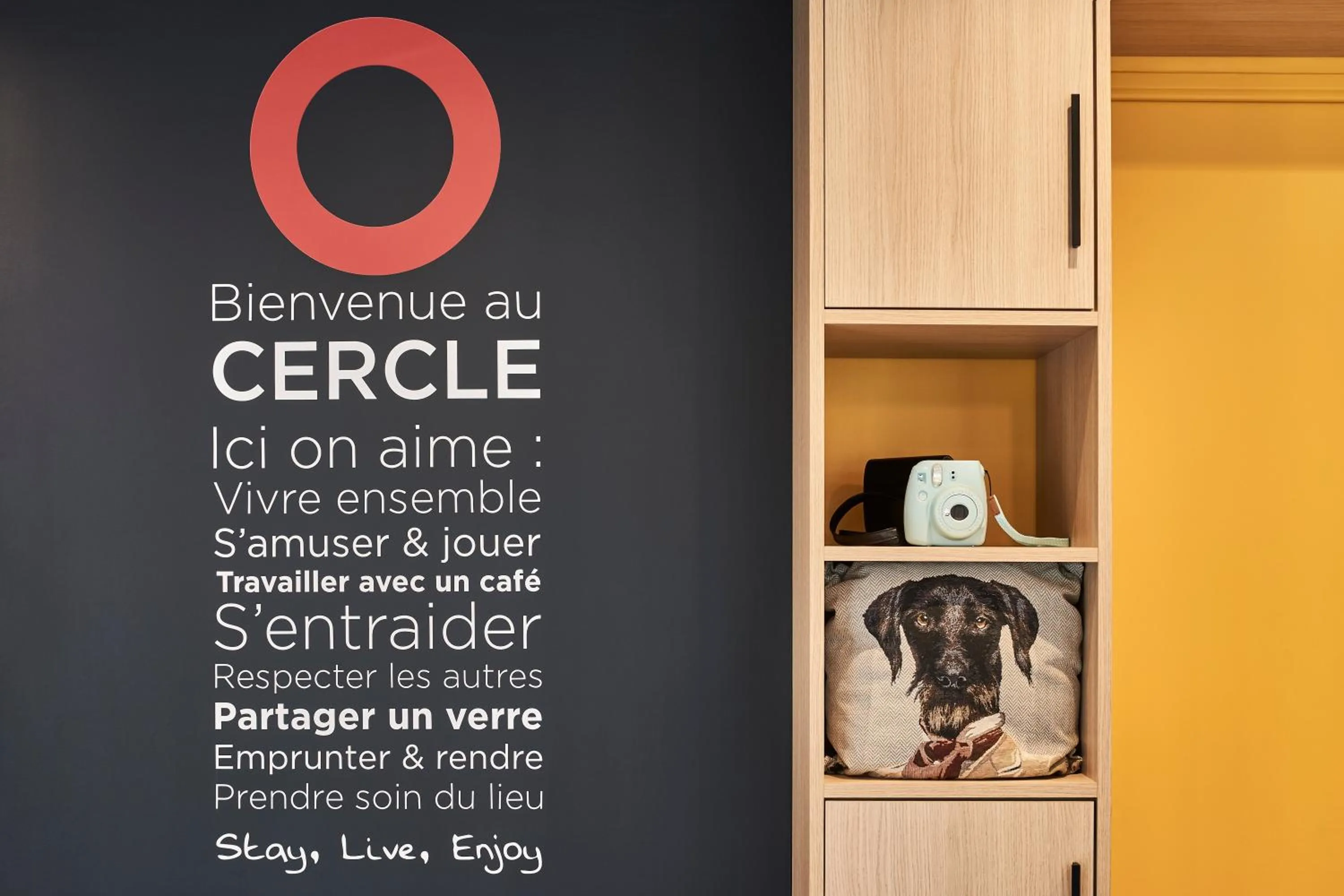 Decorative detail in Aparthotel Adagio Access Paris Saint-Denis Pleyel