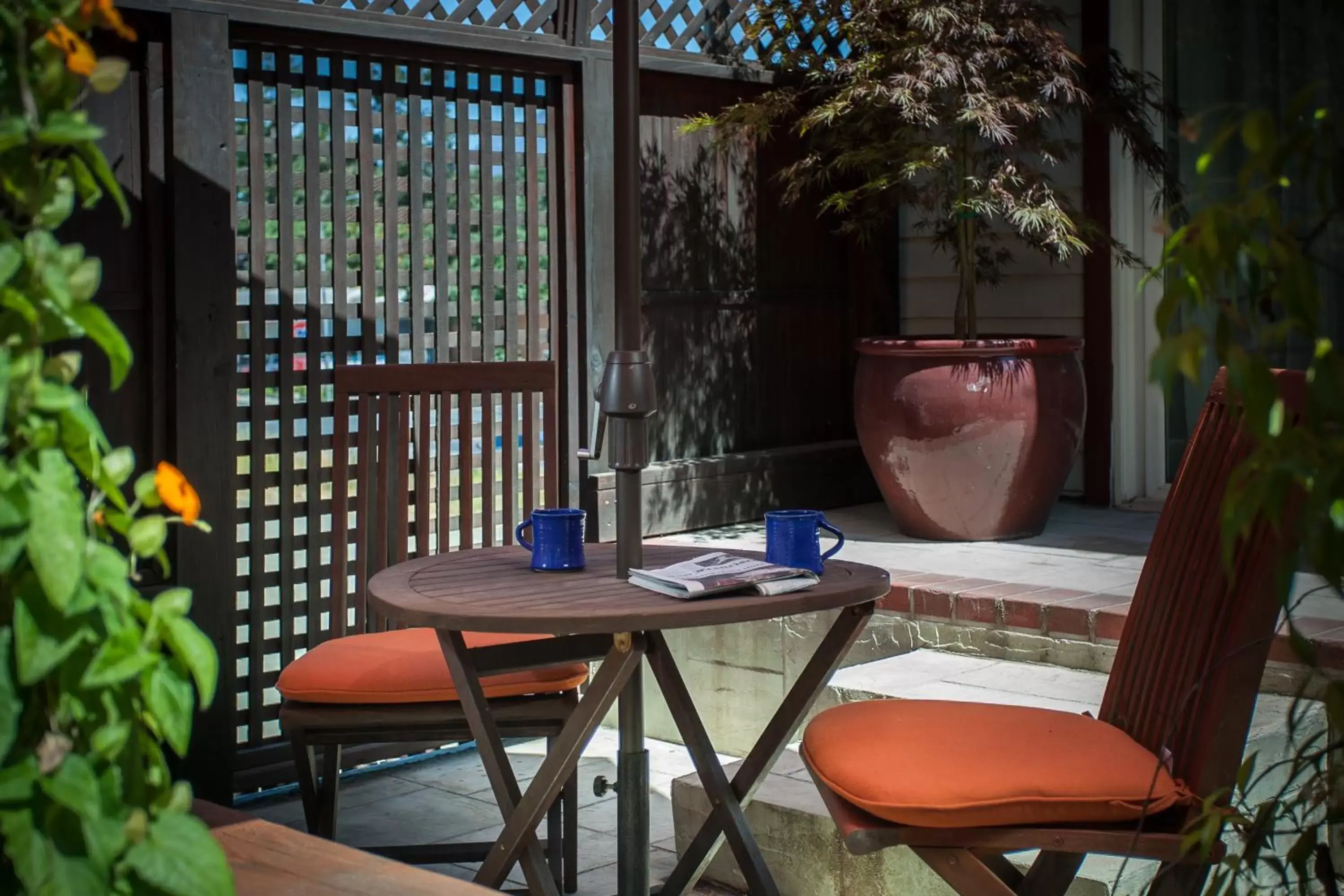 Balcony/Terrace in Calistoga Wine Way Inn