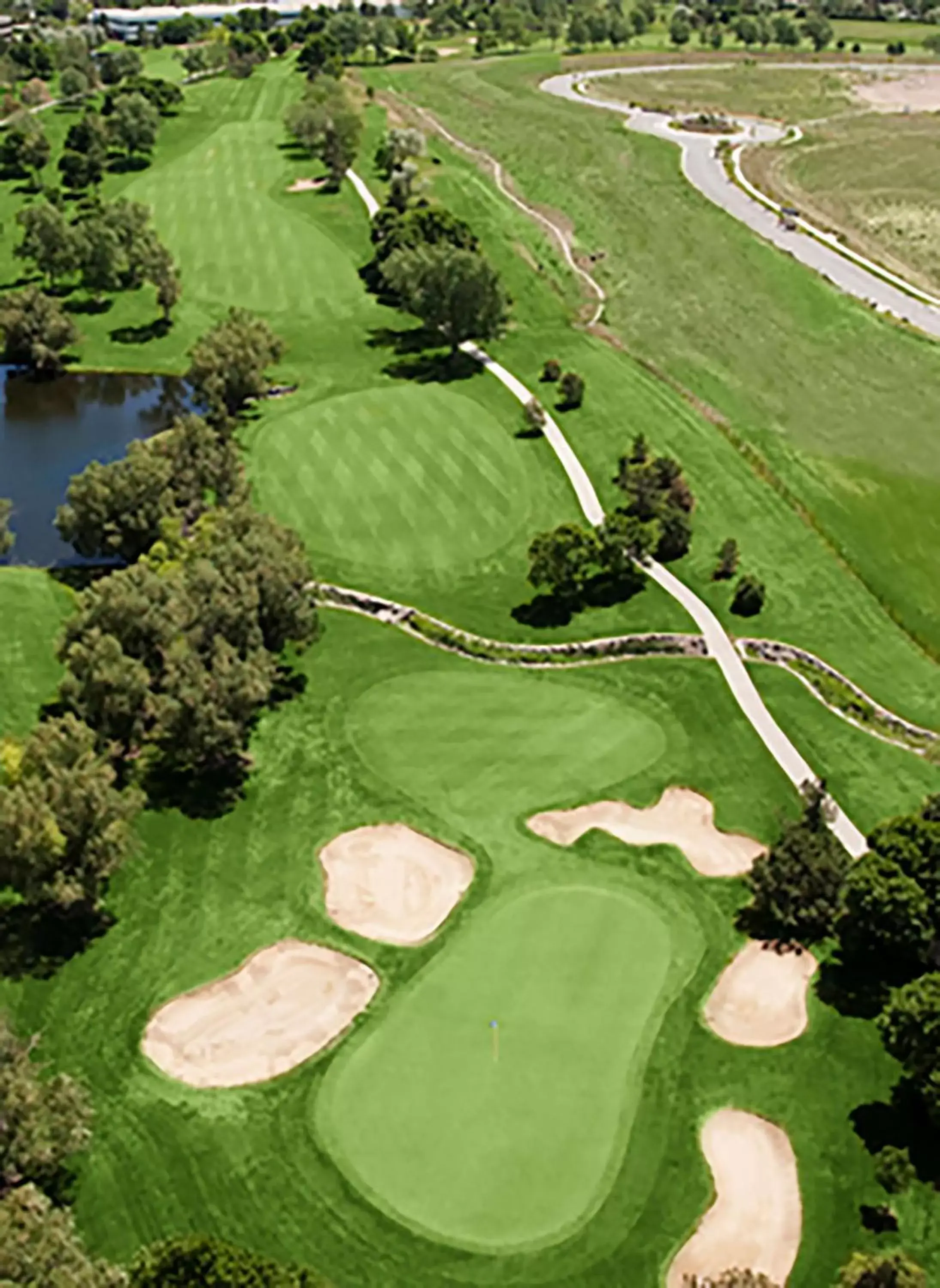 Golfcourse, Bird's-eye View in The Inverness Denver, a Hilton Golf & Spa Resort