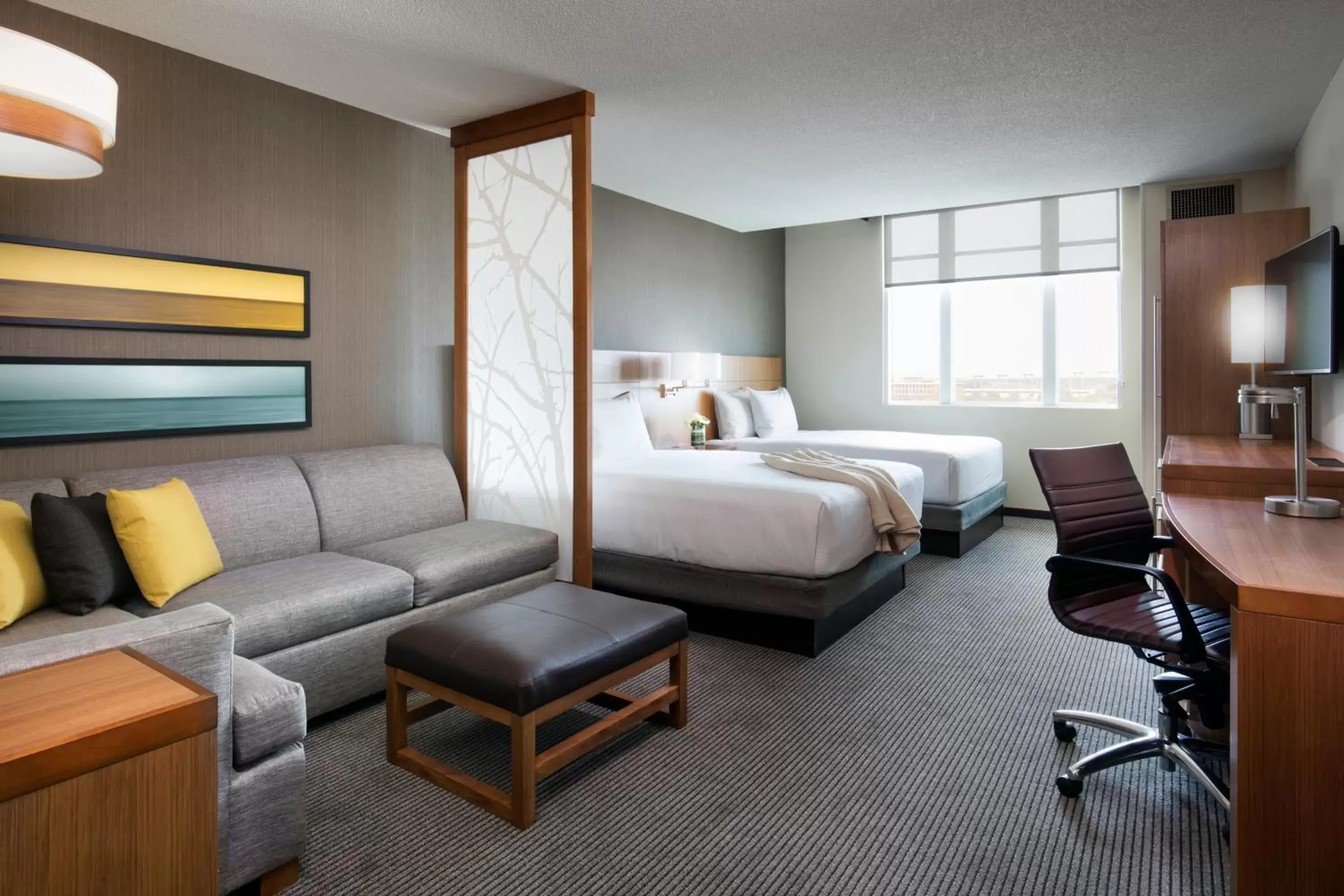 Queen Room with Two Queen Beds and Sofa Bed - High Floor in Hyatt Place Charleston - Historic District Queen Room with Two Queen Beds and Sofa Bed - High Floor in Hyatt Place Charleston - Historic District