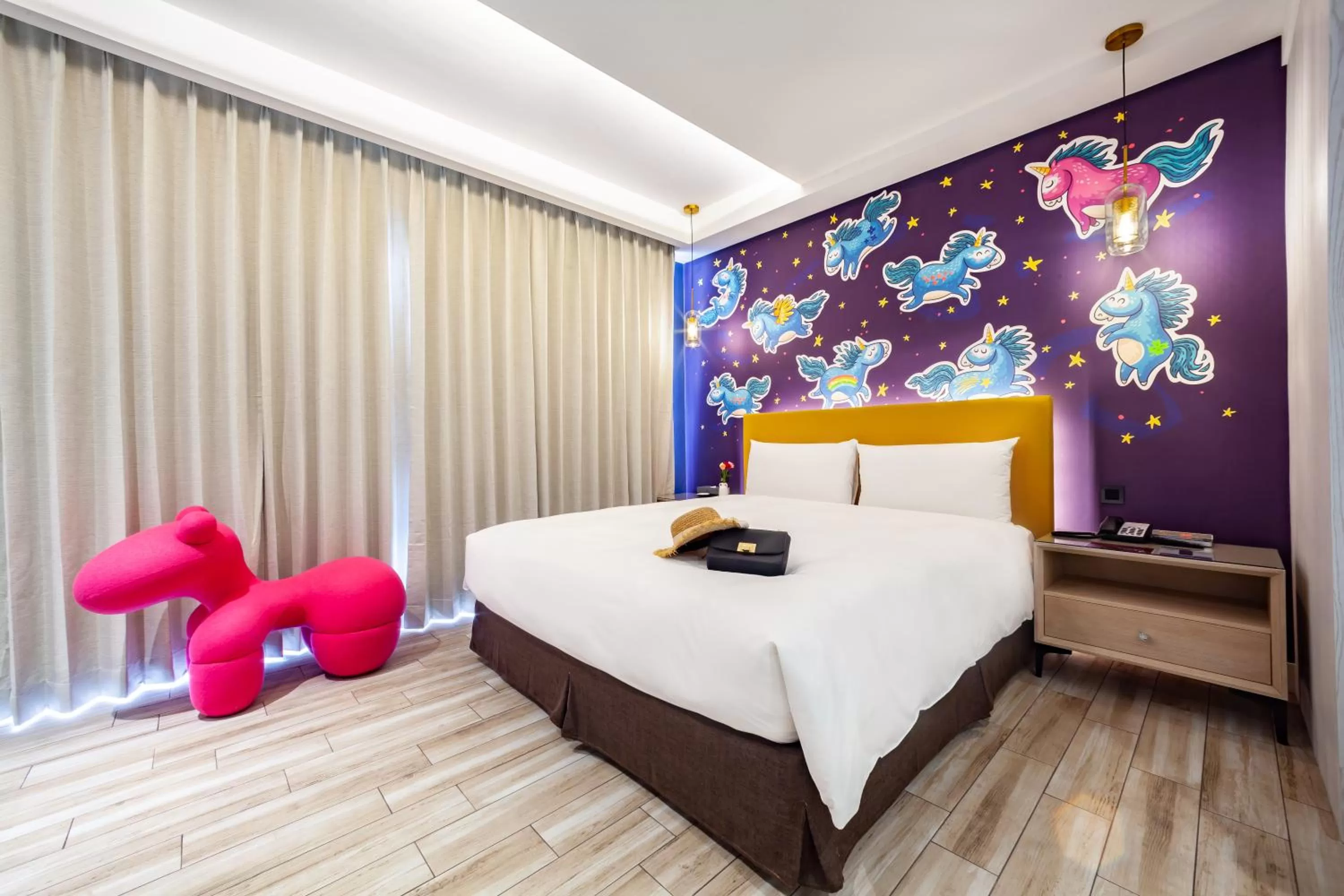 Bed in Norway Forest Motel - Wen Chuang Branch