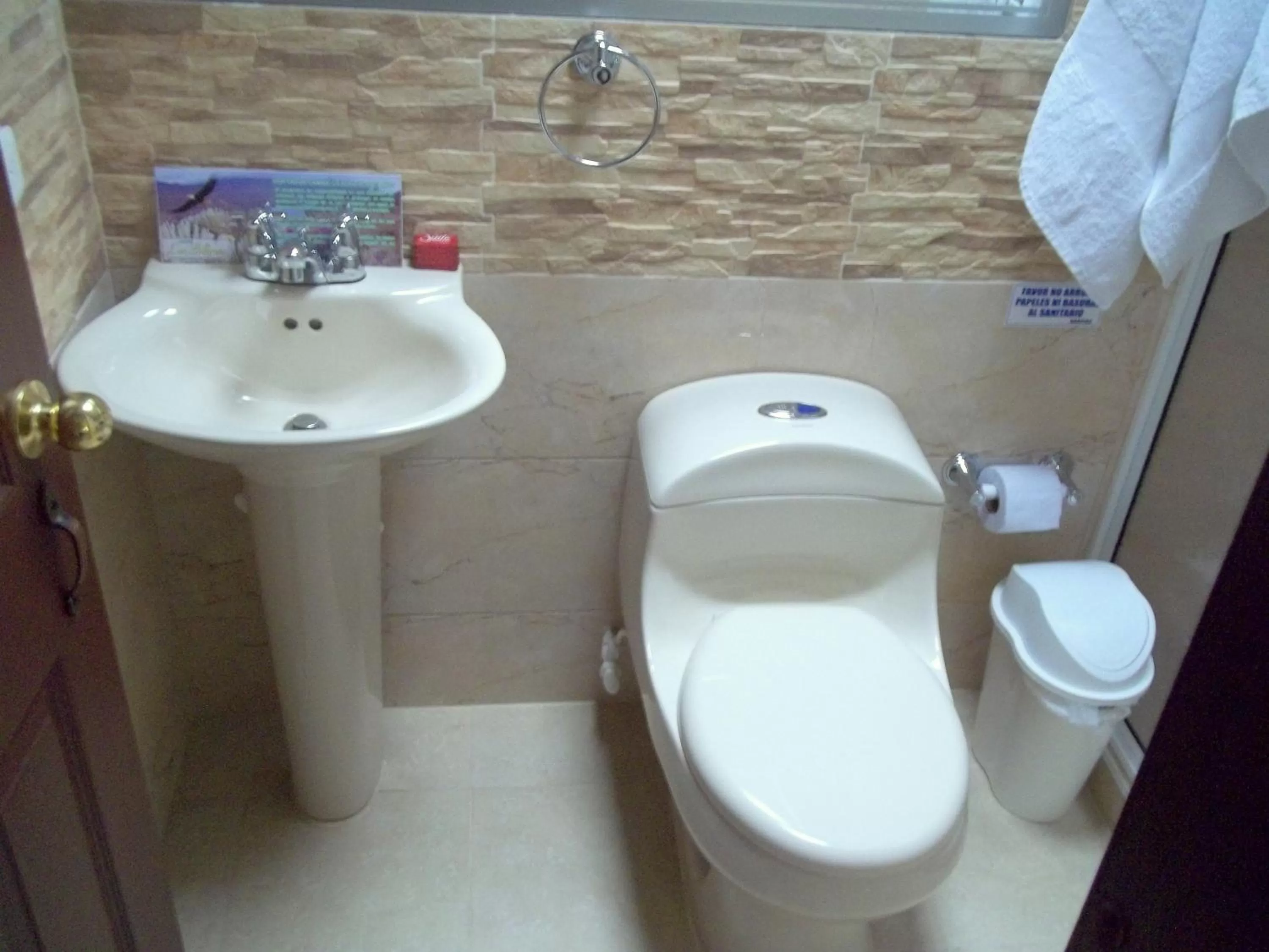 Bathroom in Cabañas Las Bifloras