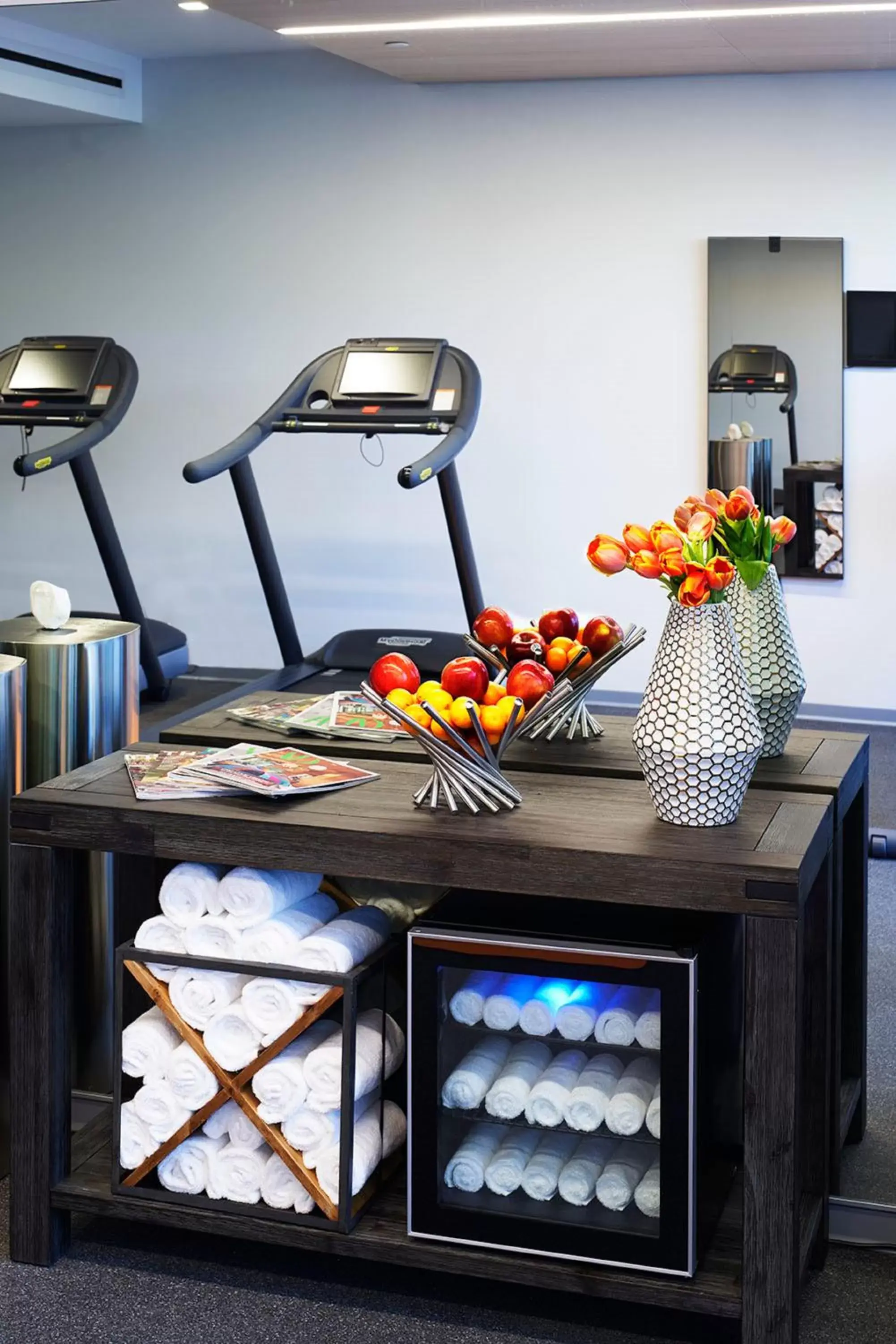 Fitness centre/facilities in Hotel Mariposa