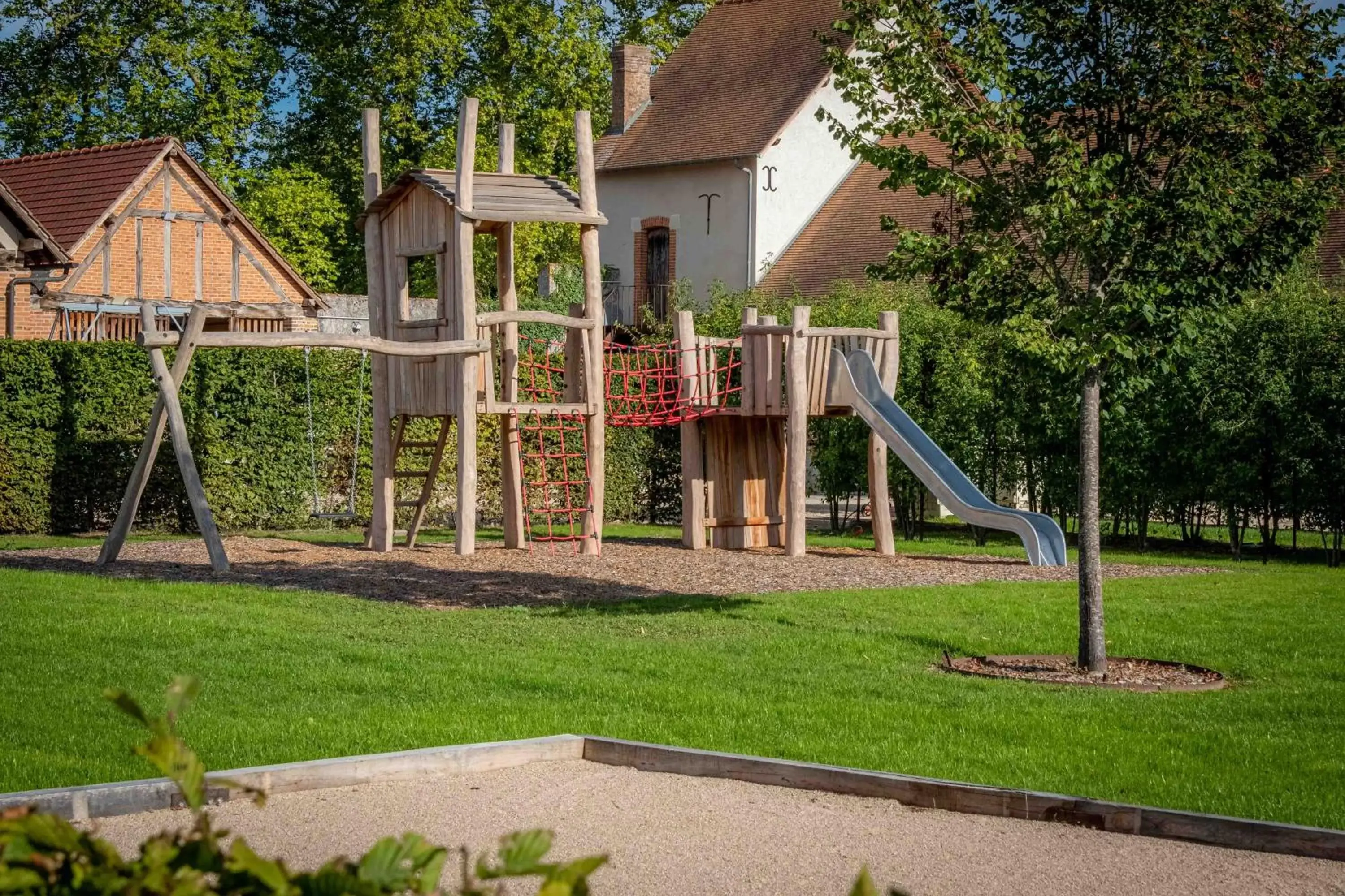 Children's Play Area in La Borde en Sologne Château & Spa