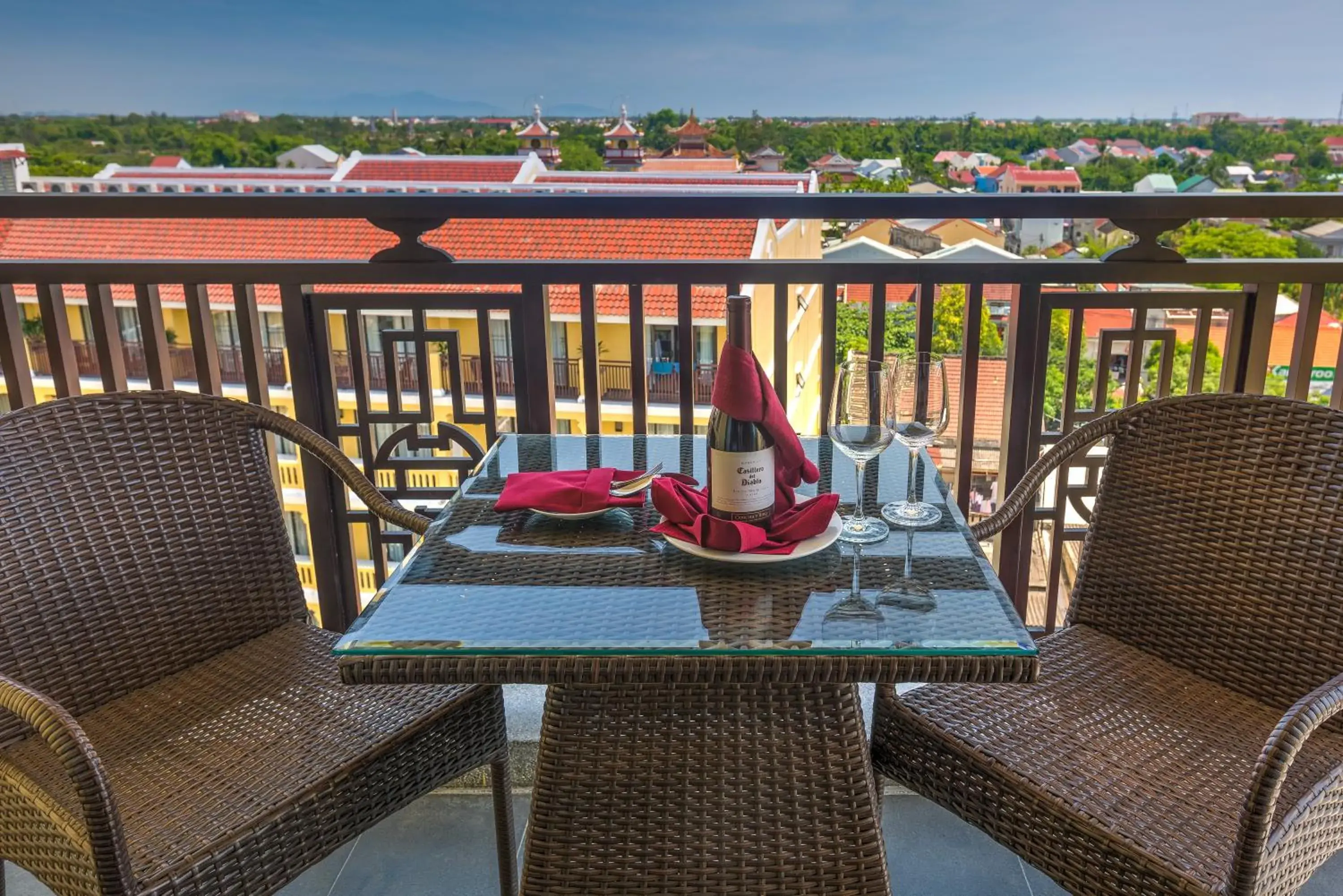 View (from property/room), Balcony/Terrace in Hoi An Central Boutique Hotel & Spa (Little Hoi An Central Boutique Hotel & Spa)