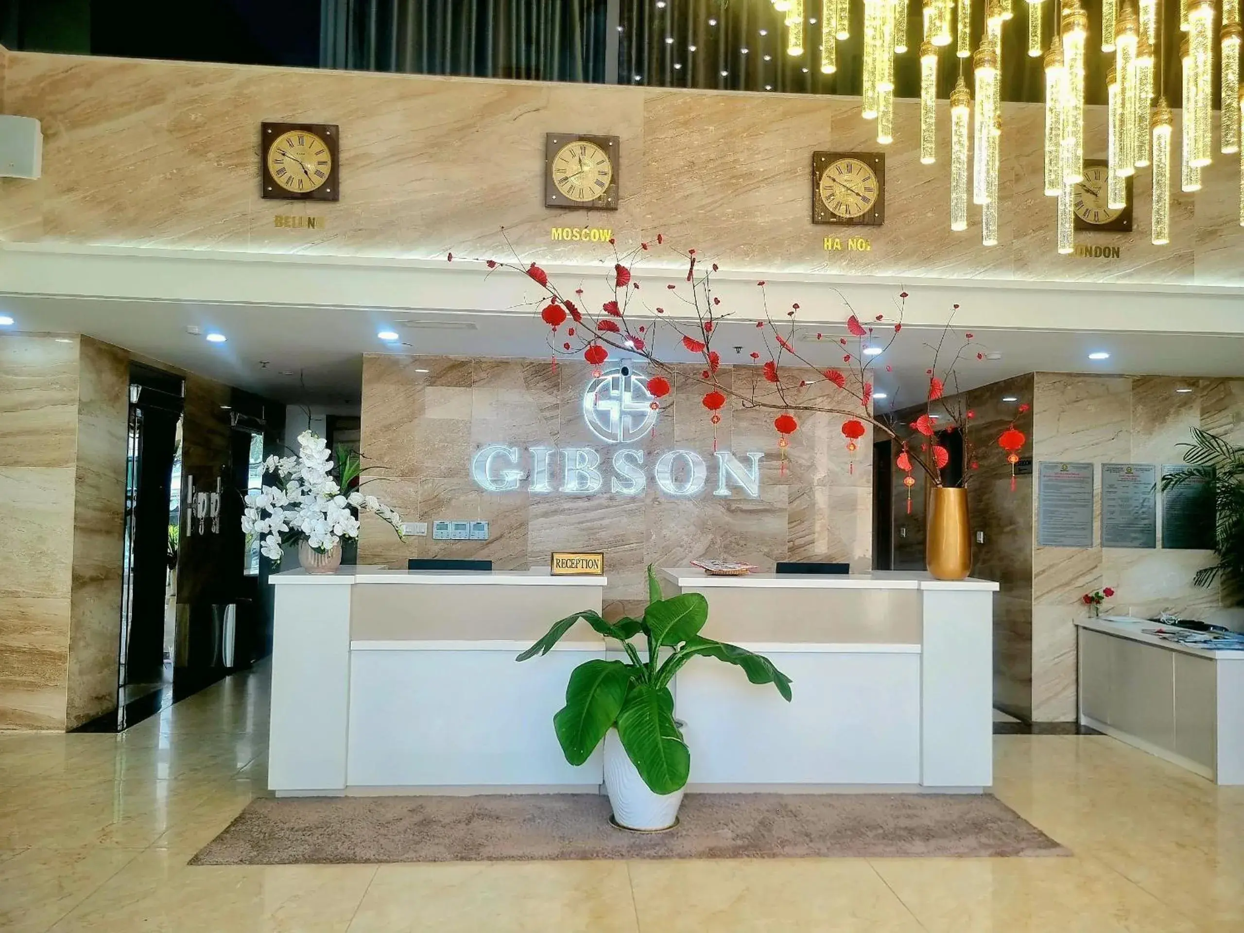 Property logo or sign, Lobby/Reception in Gibson Hotel Nha Trang