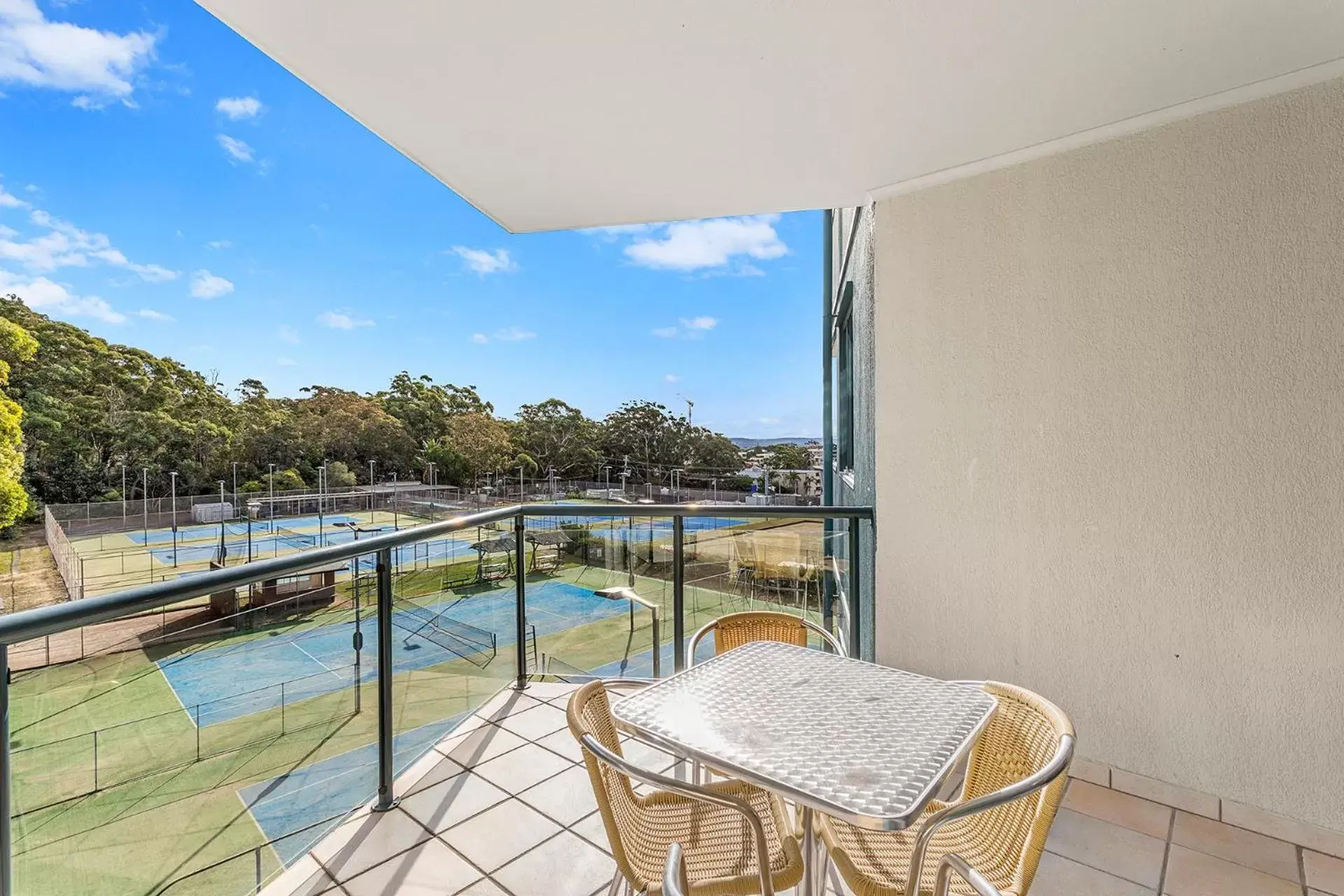 Balcony/Terrace, Pool View in Landmark Resort