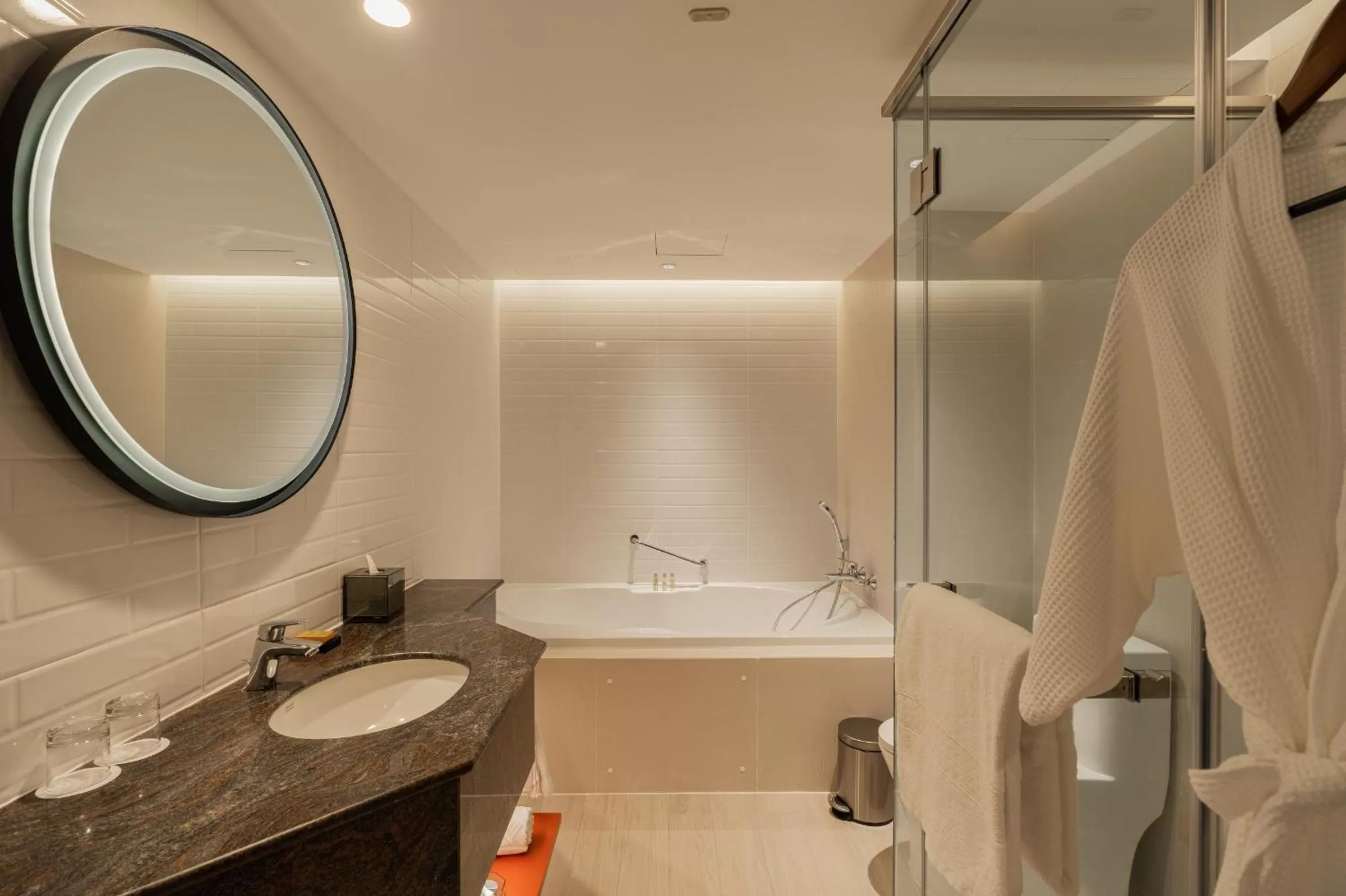 Bathroom in DoubleTree by Hilton Bangkok Ploenchit