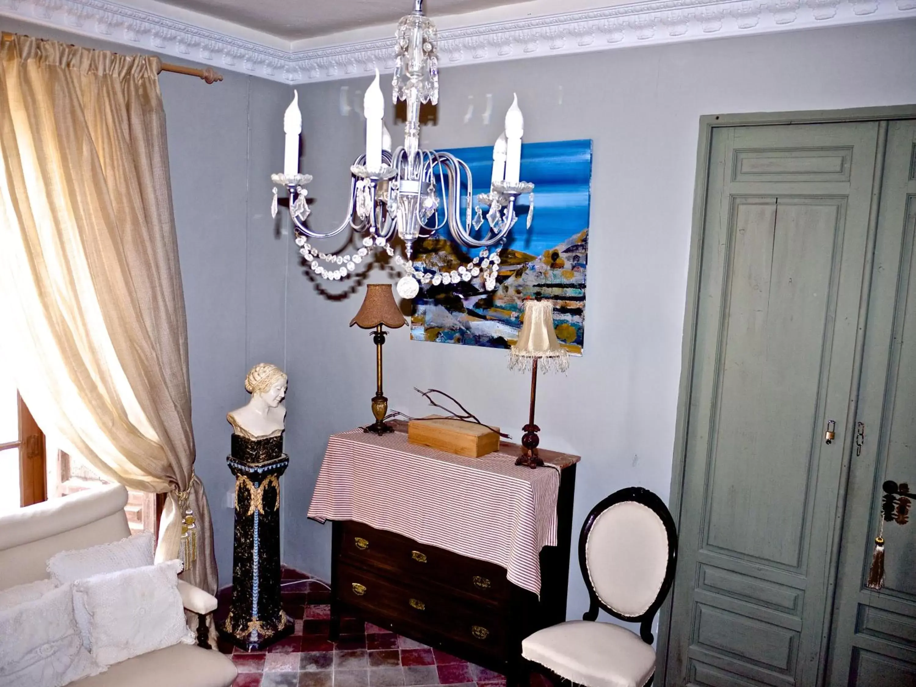 Living room, Dining Area in Olmitos 3 Hotel boutique, Casa-Palacio