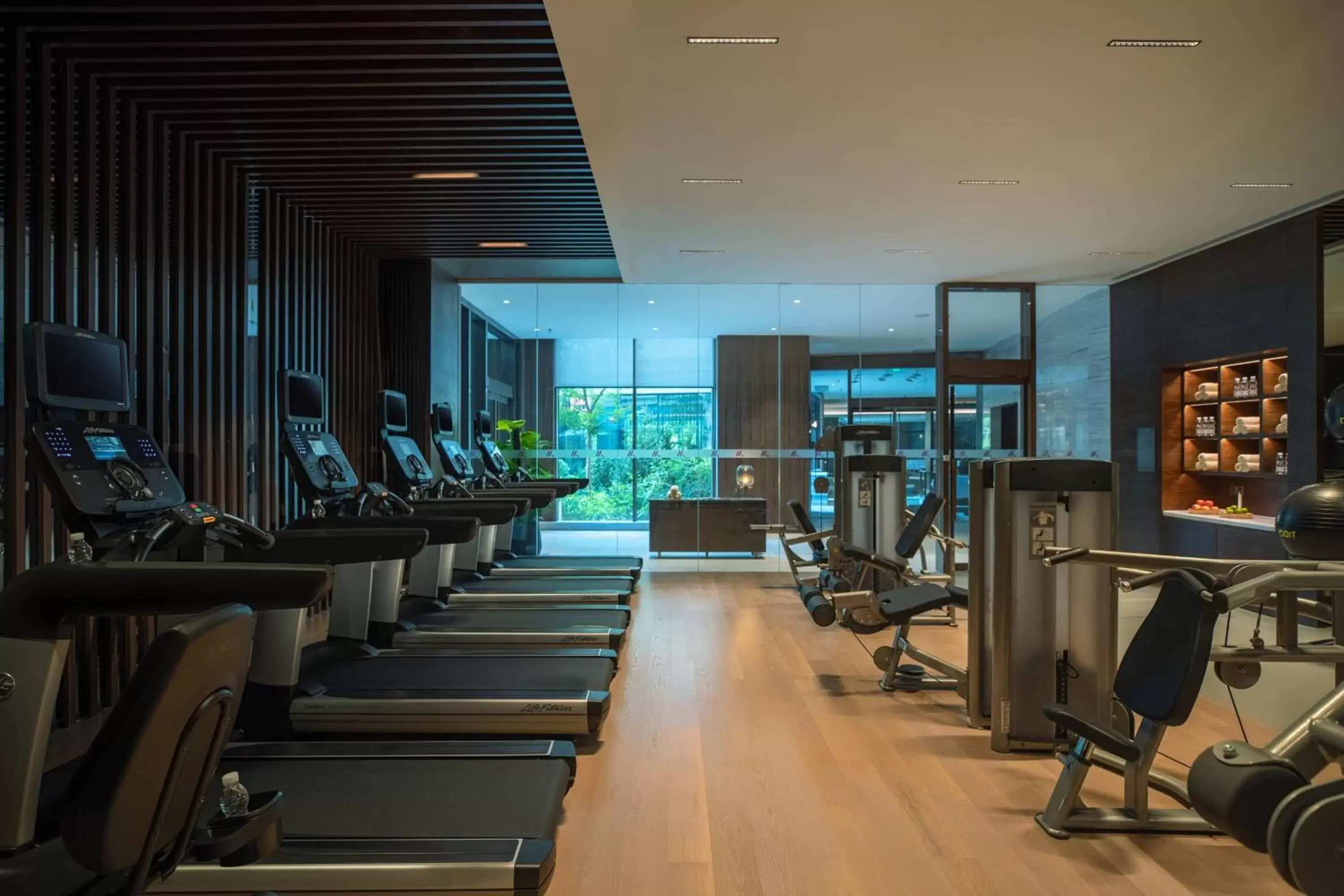 Fitness centre/facilities, Fitness Center/Facilities in Beijing Marriott Hotel Changping