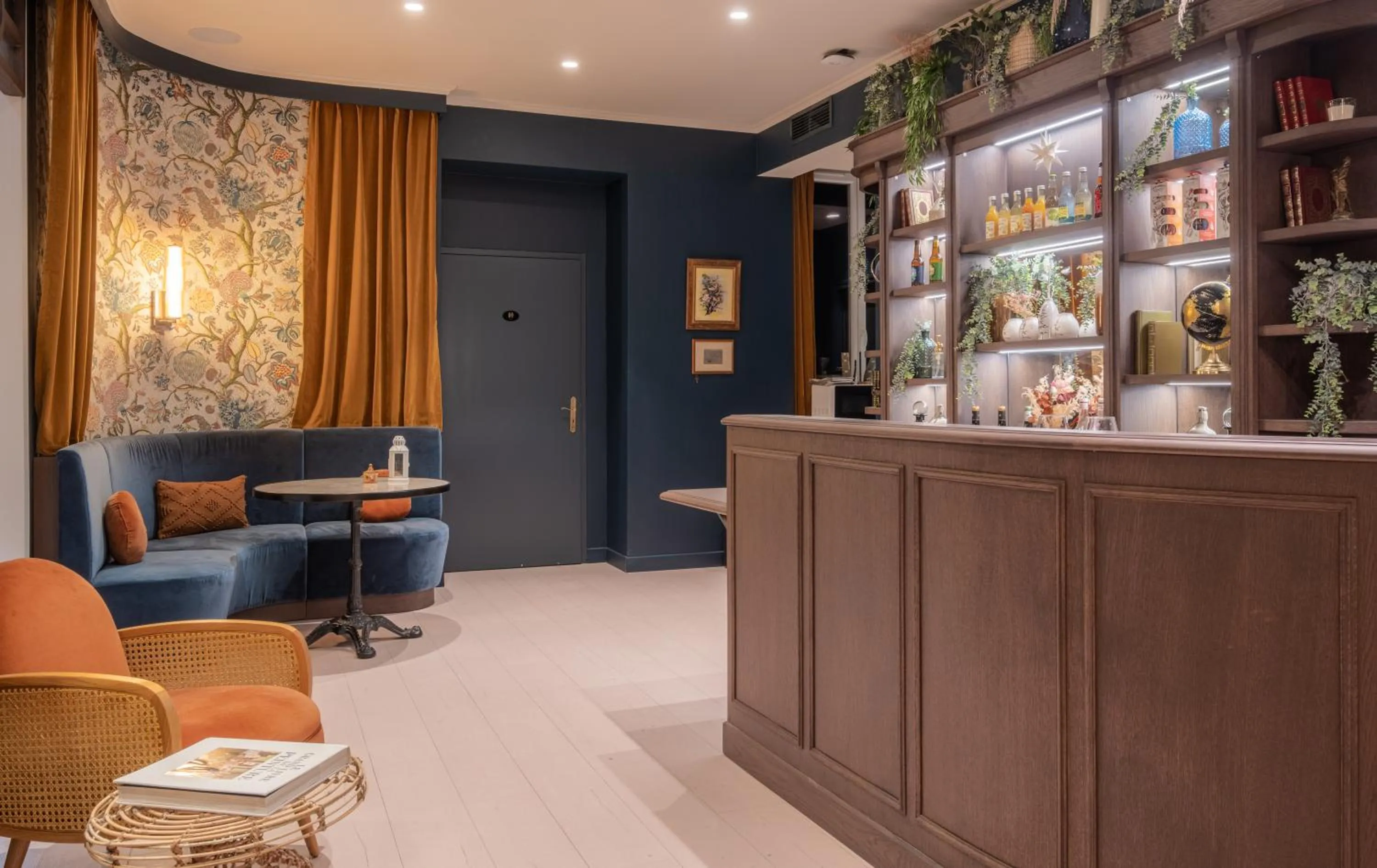 Living room in Hôtel Maison Lacassagne Lyon