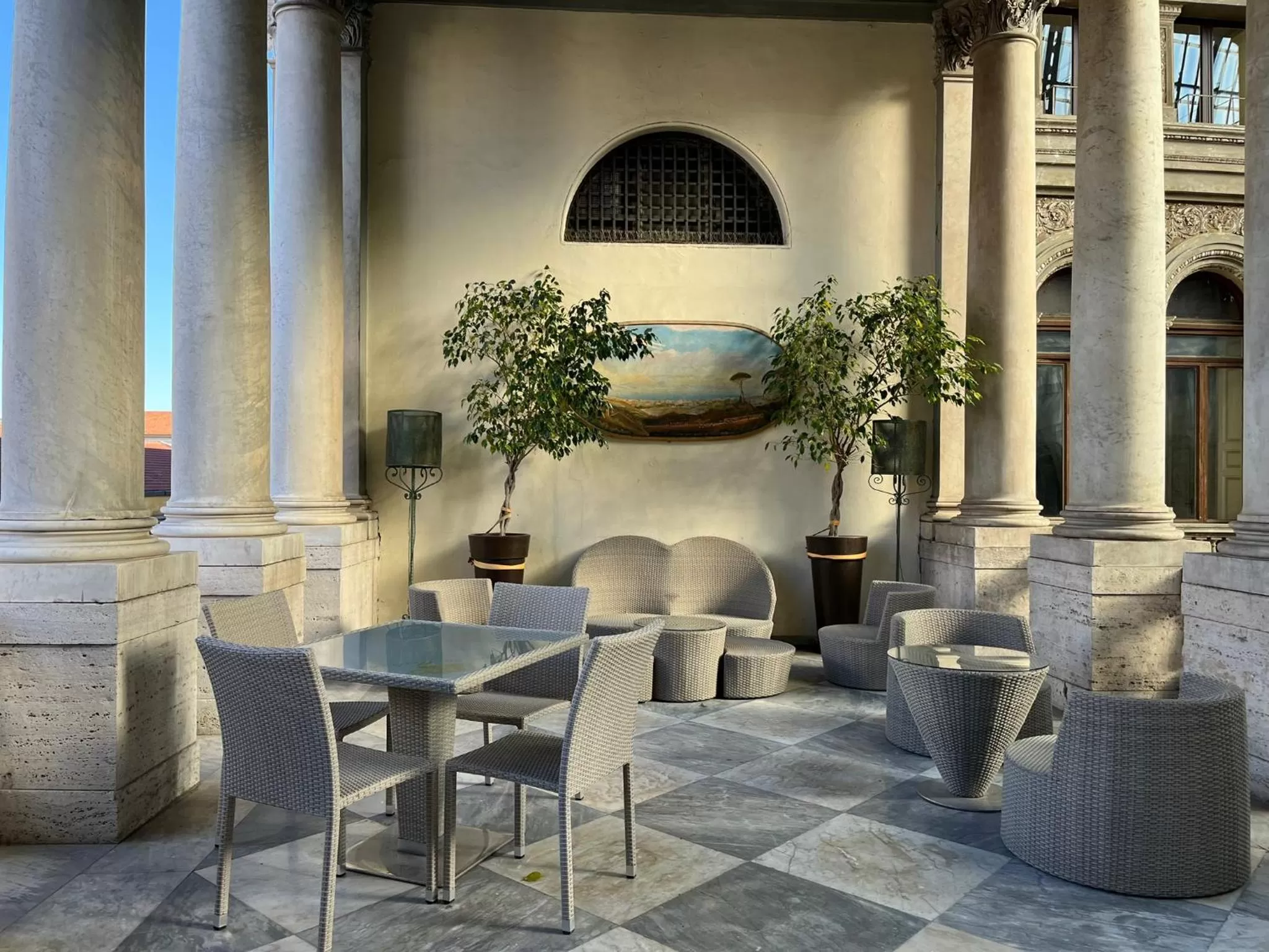 Balcony/Terrace in B&B Art Suite Santa Brigida