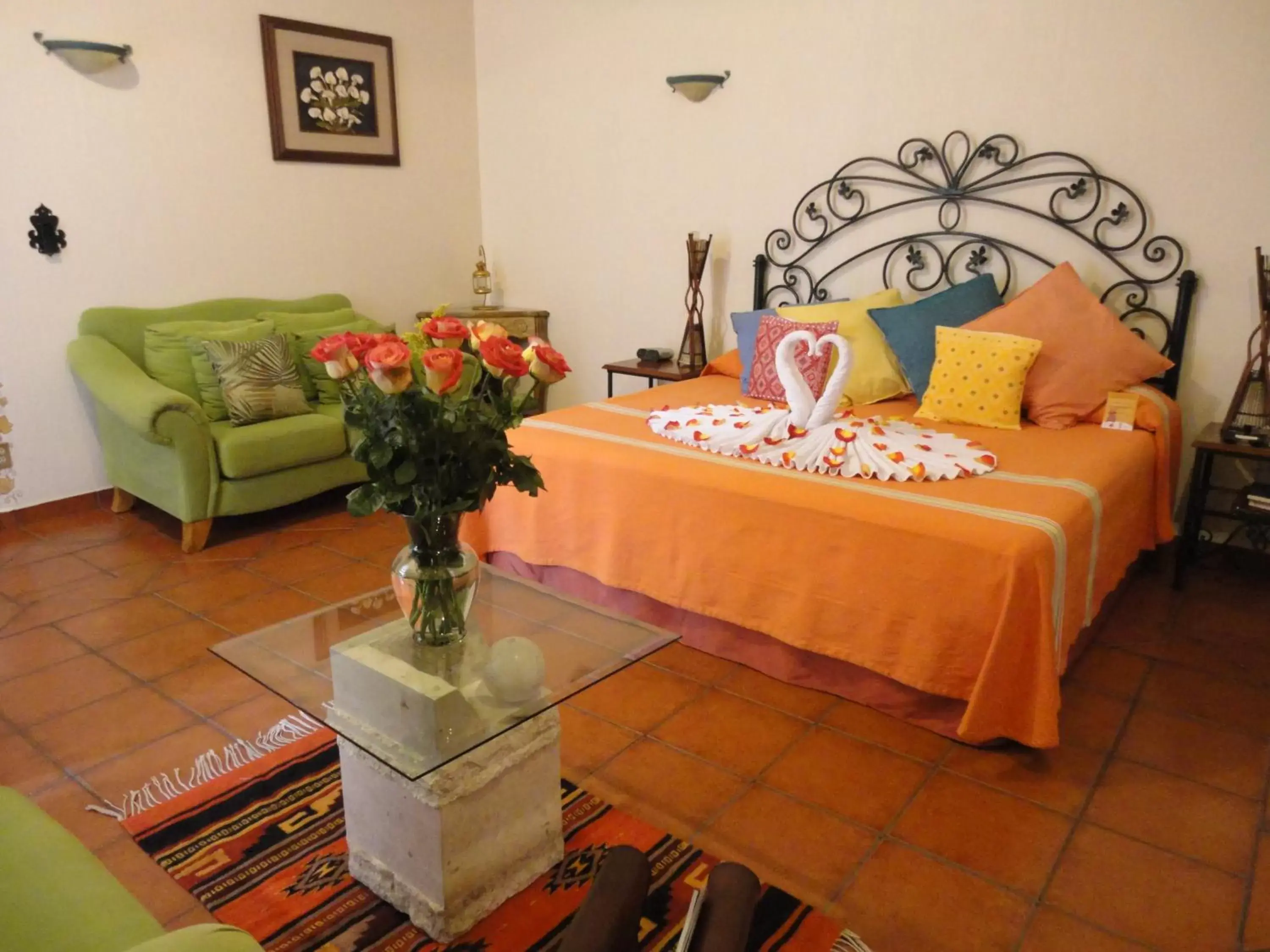 Bedroom, Bed in Hotel Boutique Parador San Miguel Oaxaca