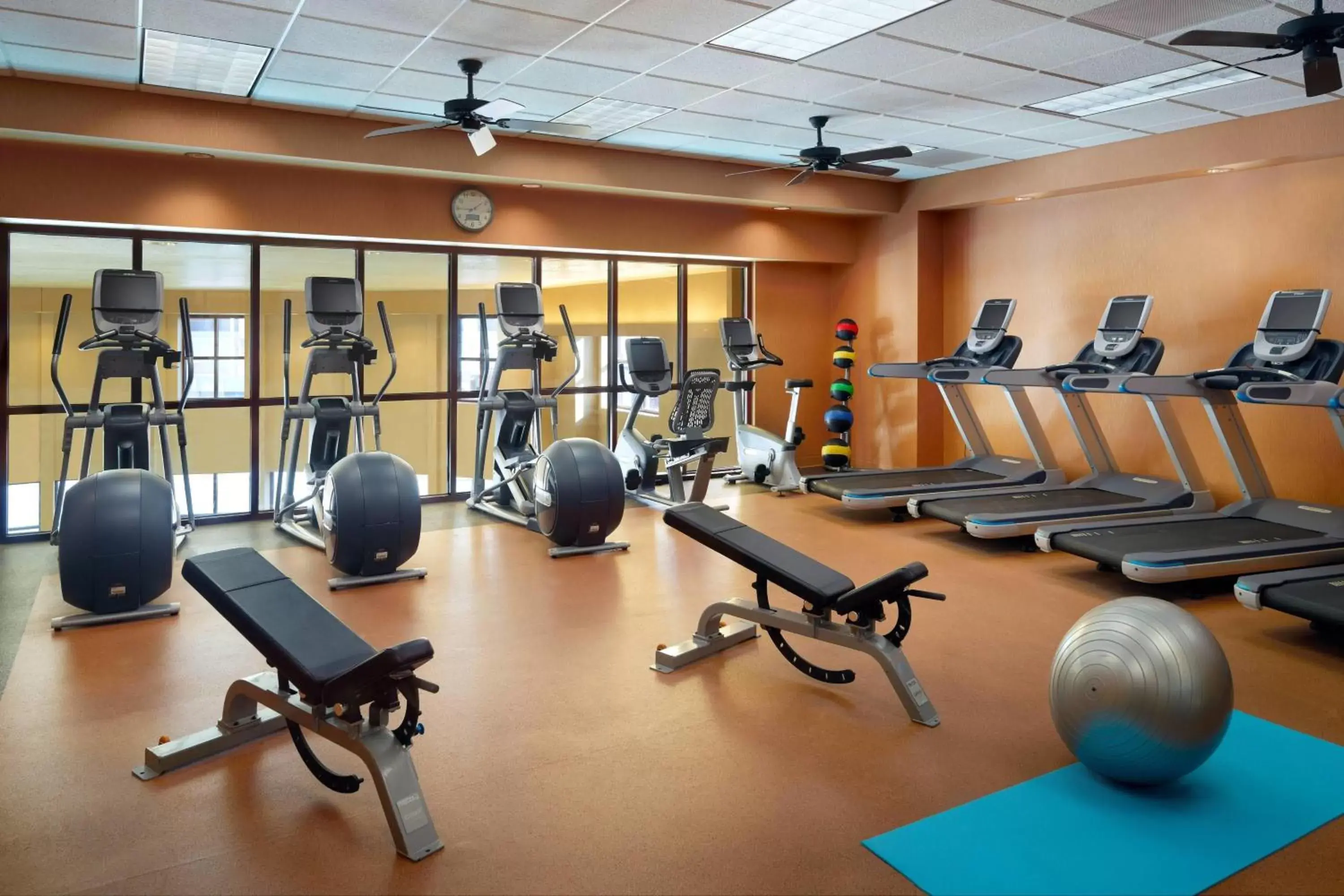 Fitness centre/facilities, Fitness Center/Facilities in Marriott Bloomington Normal Hotel and Conference Center