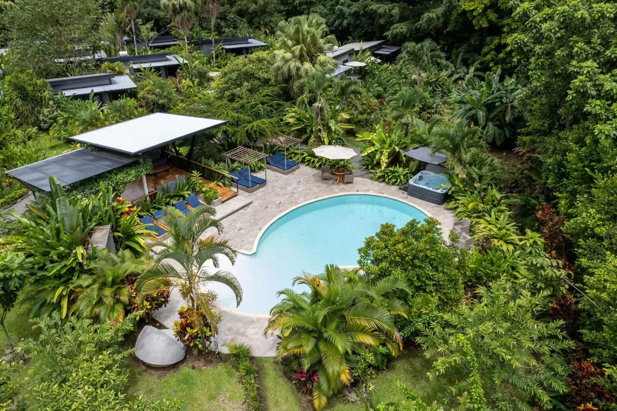 Swimming pool, Pool View in Noah's Forest Hotel by Tifakara