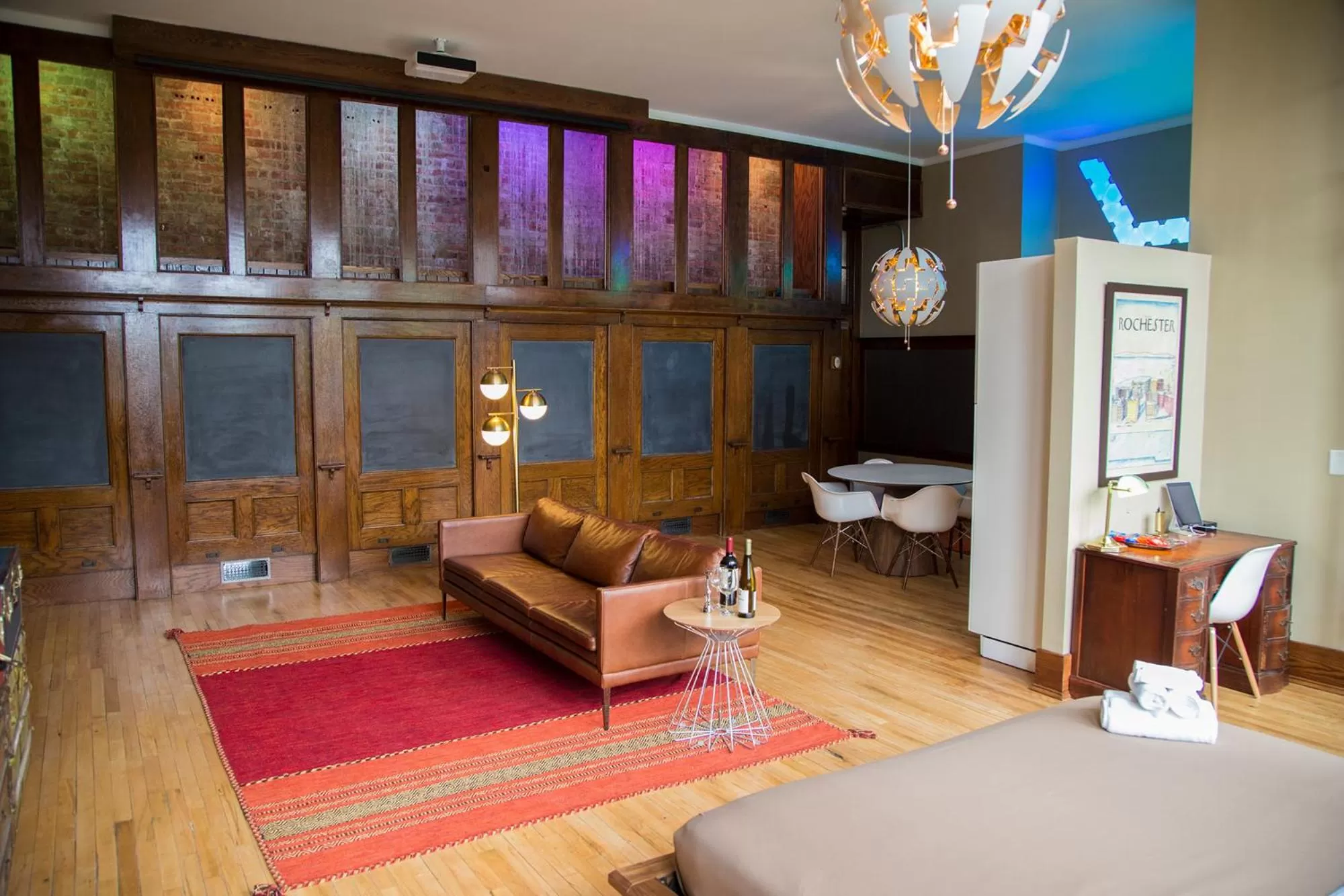 Bed in School 31 Lofts