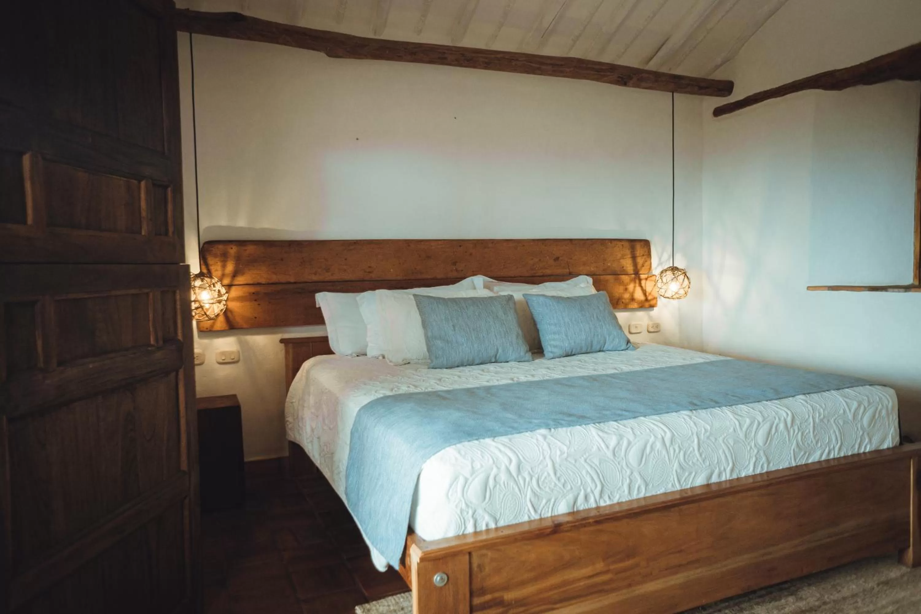 Property building, Bed in Hotel Finca Buenos Aires Barichara