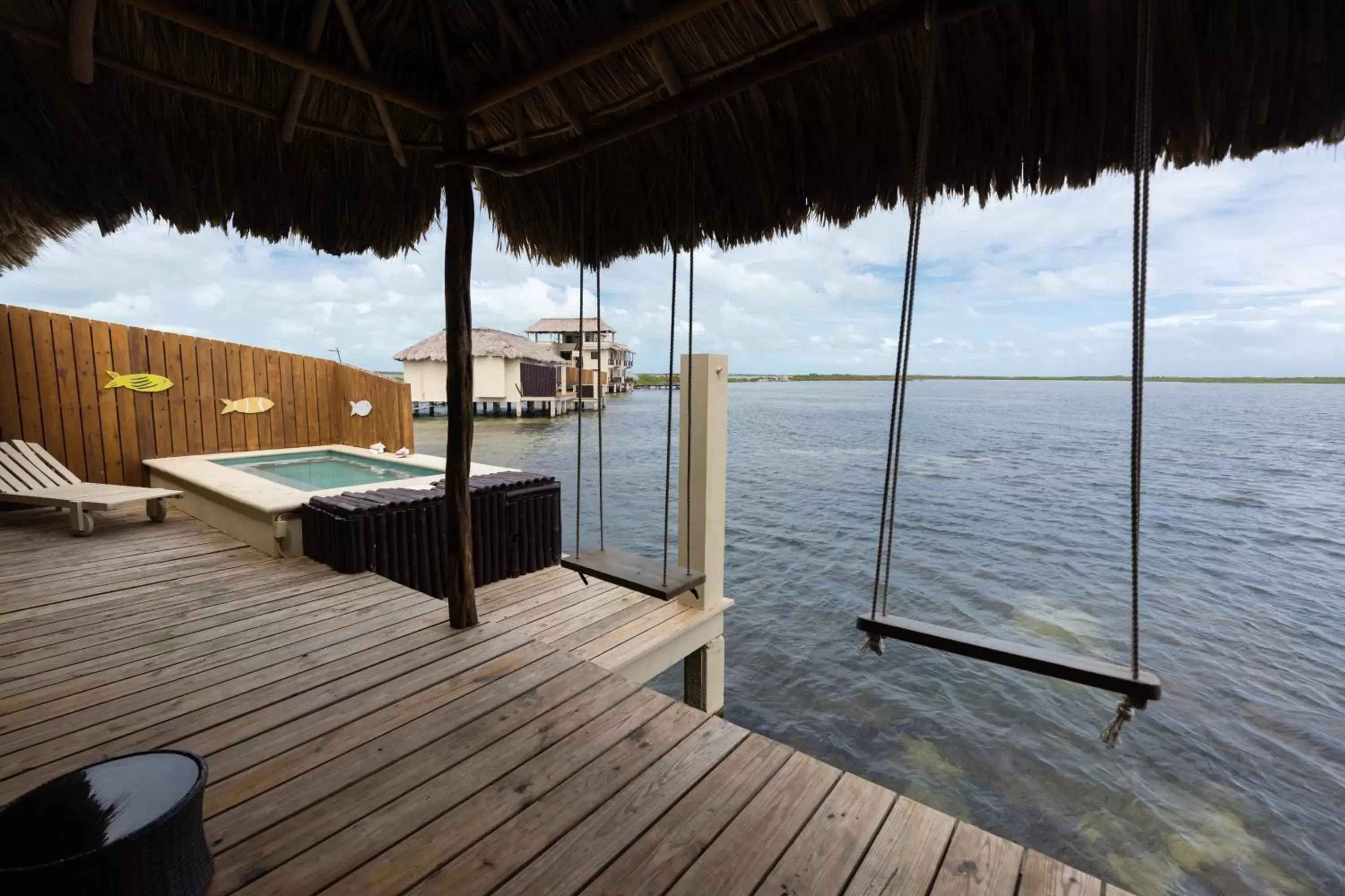 Balcony/Terrace in Lina Point Belize Overwater Resort