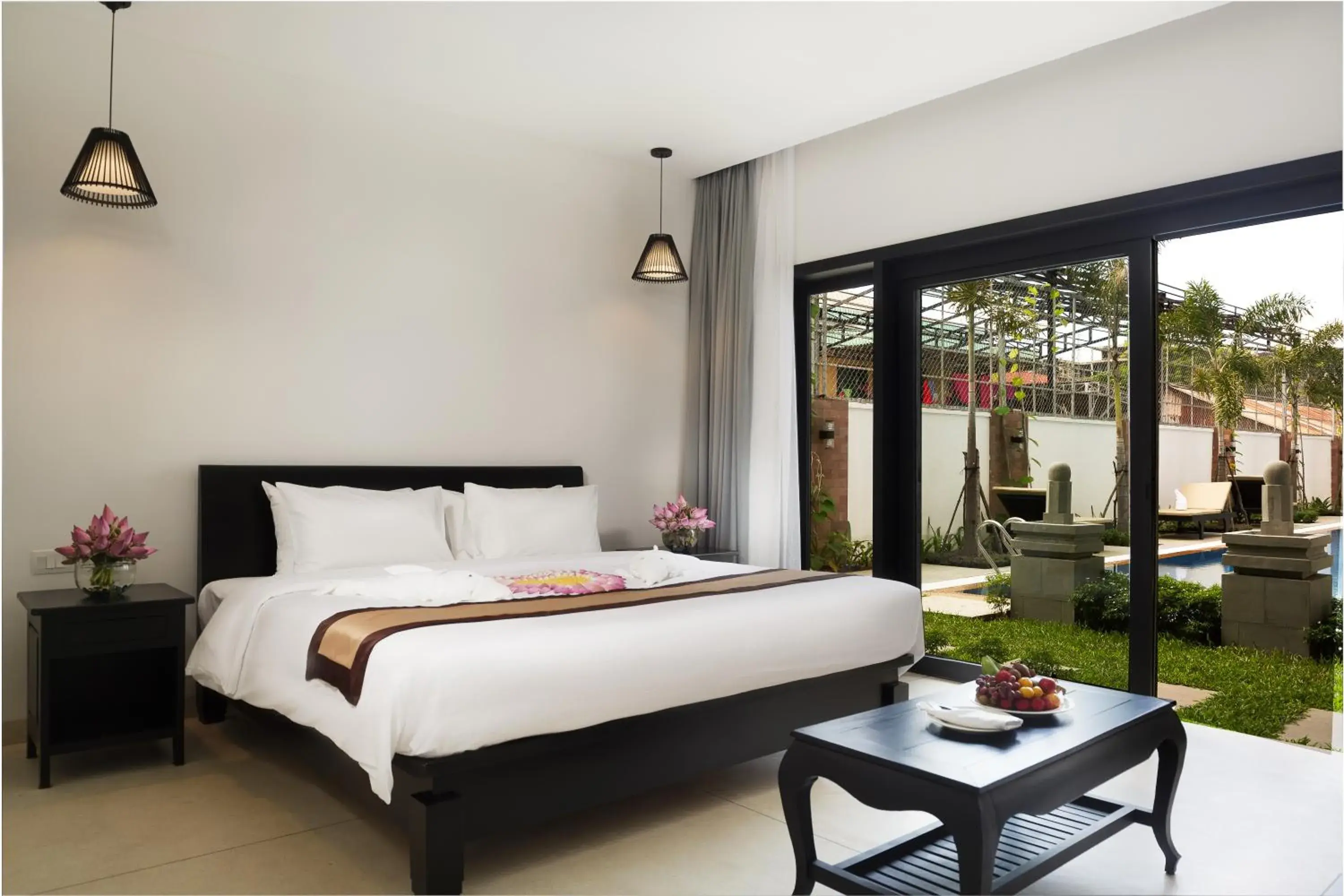 Photo of the whole room, Bed in Aroma Angkor Boutique Hotel