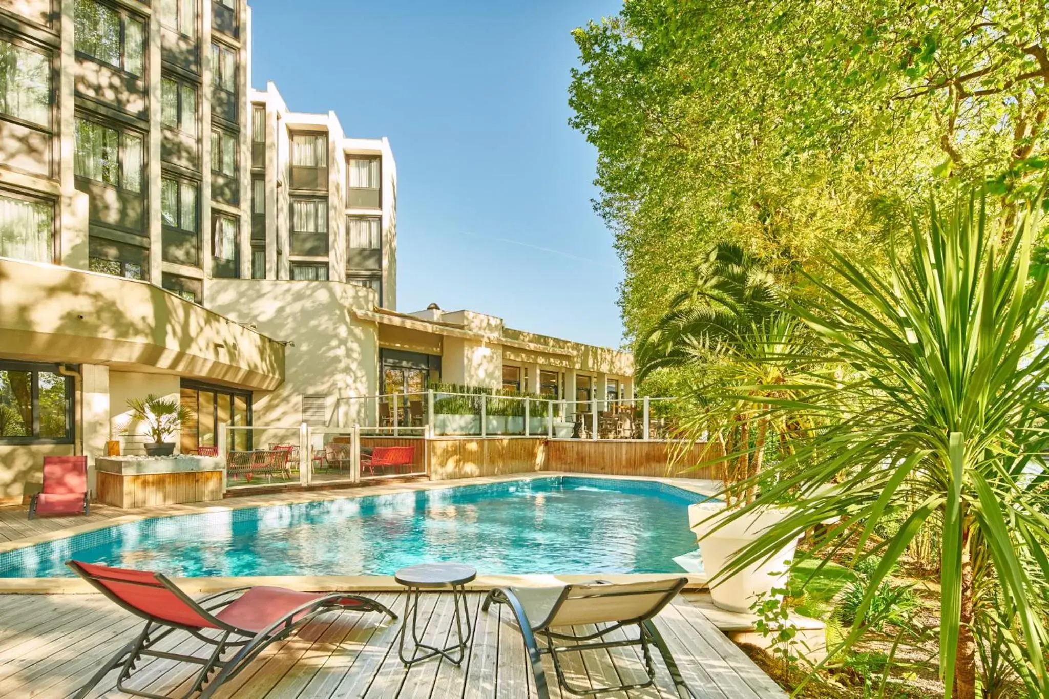 Pool view in Hôtel Le Bayonne Pool view in Hôtel Le Bayonne