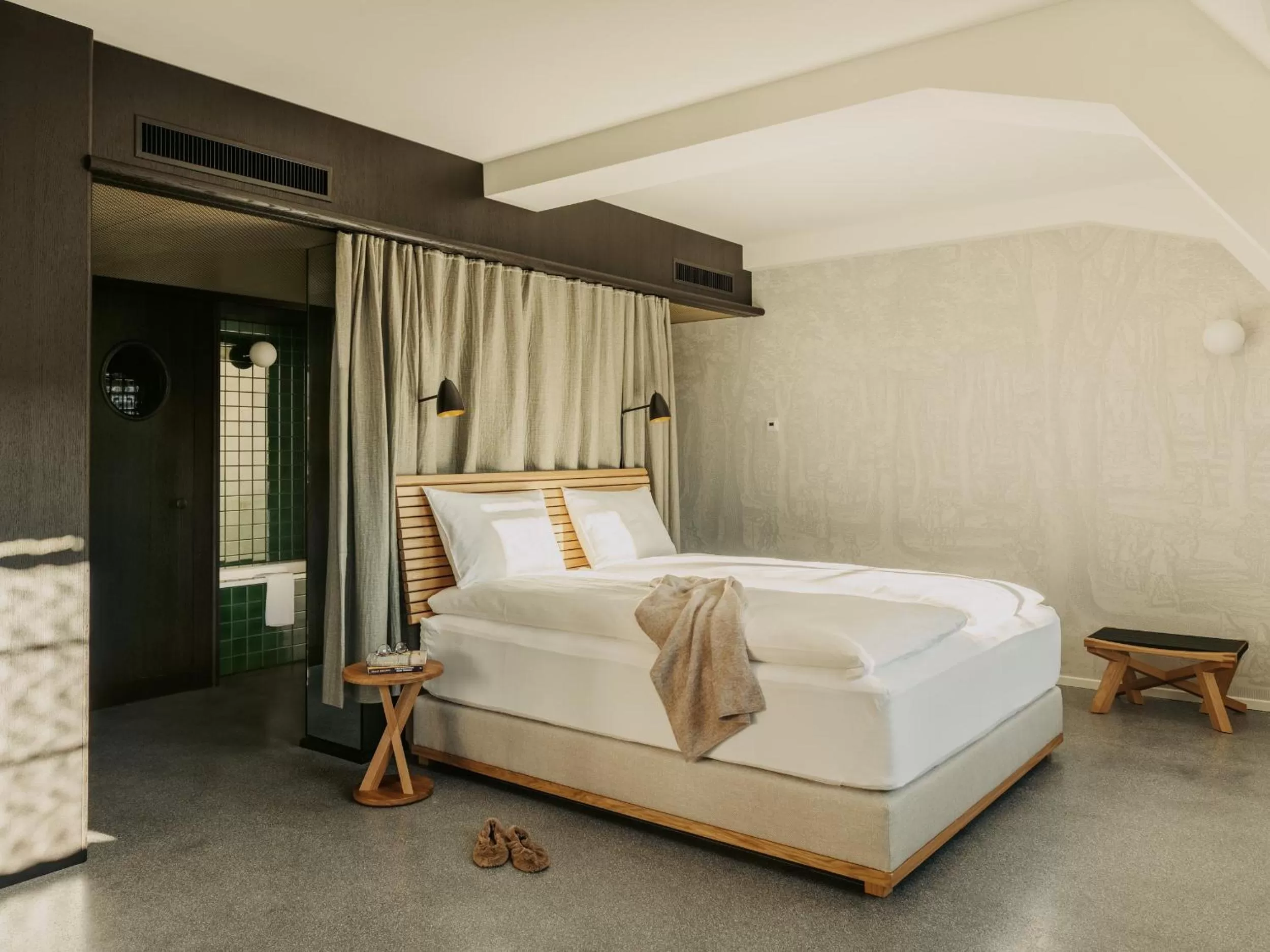 Bed in Boutique & Design Hotel Volkshaus Basel