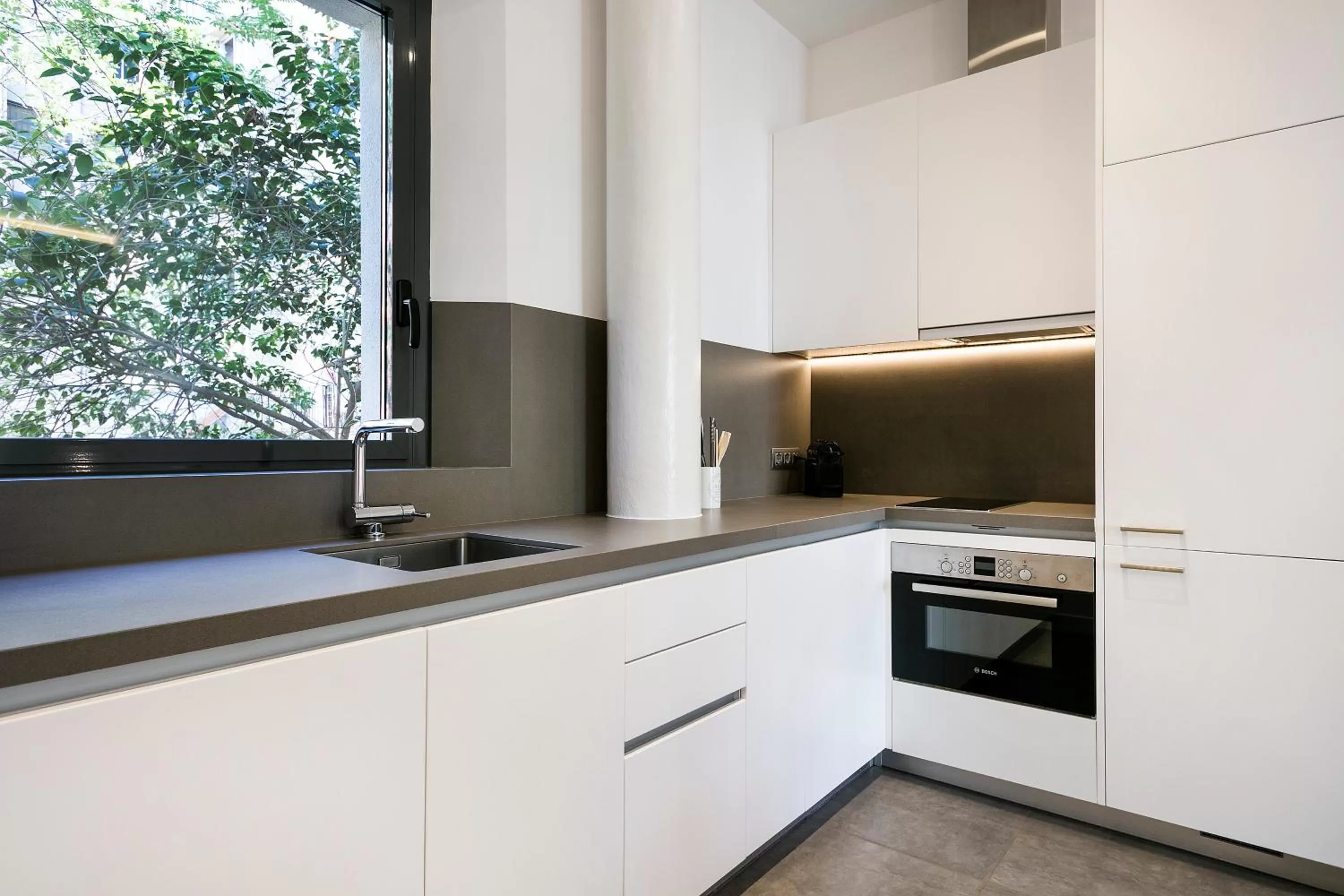 Kitchen or kitchenette in Murmuri Residence Mercader