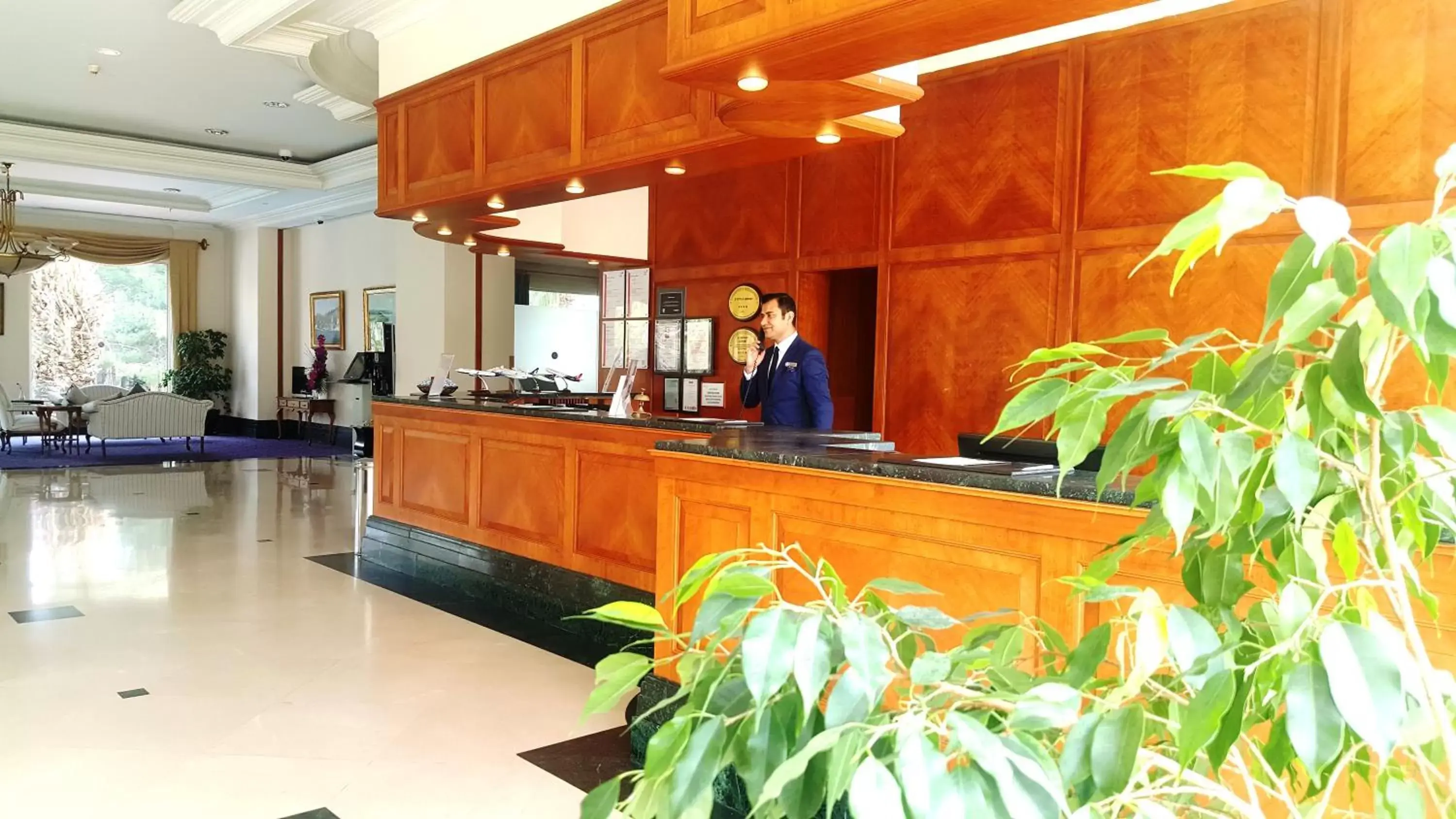 Lobby or reception in IC Hotels Airport