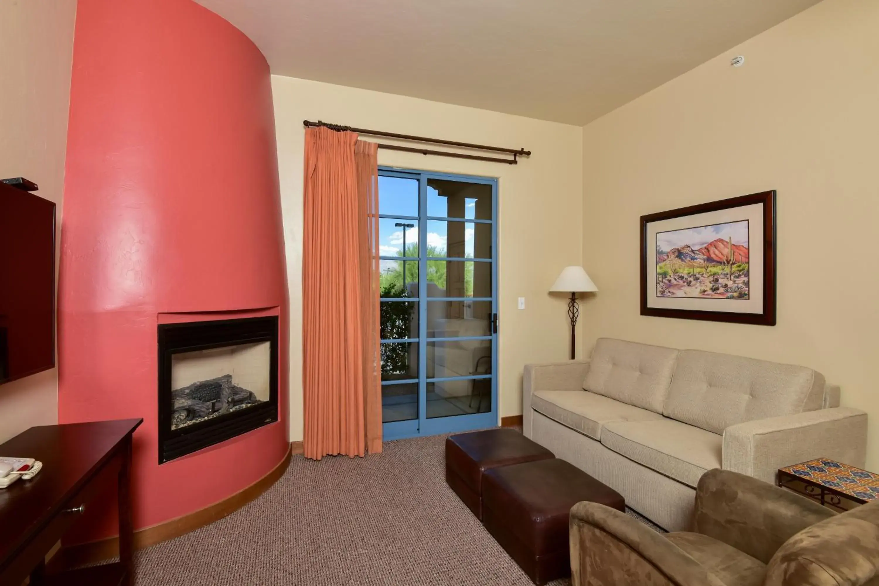 Seating Area in Lodge On The Desert