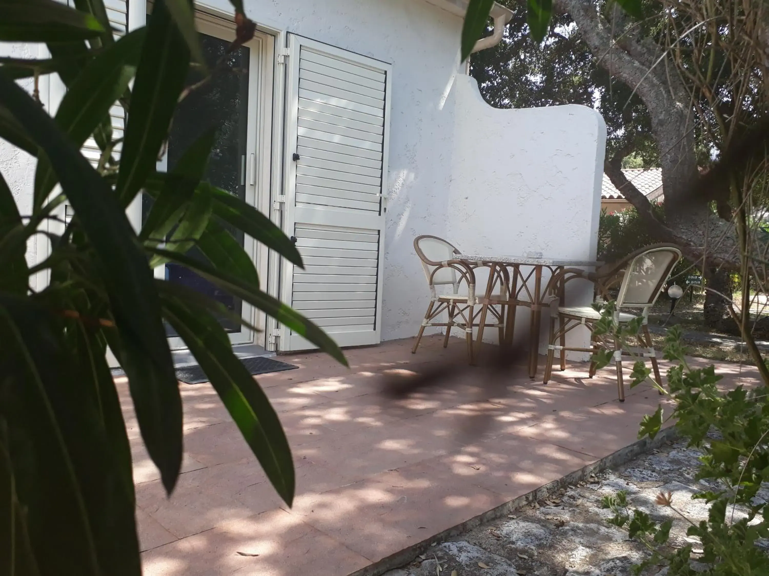 Patio in Hôtel Padolo